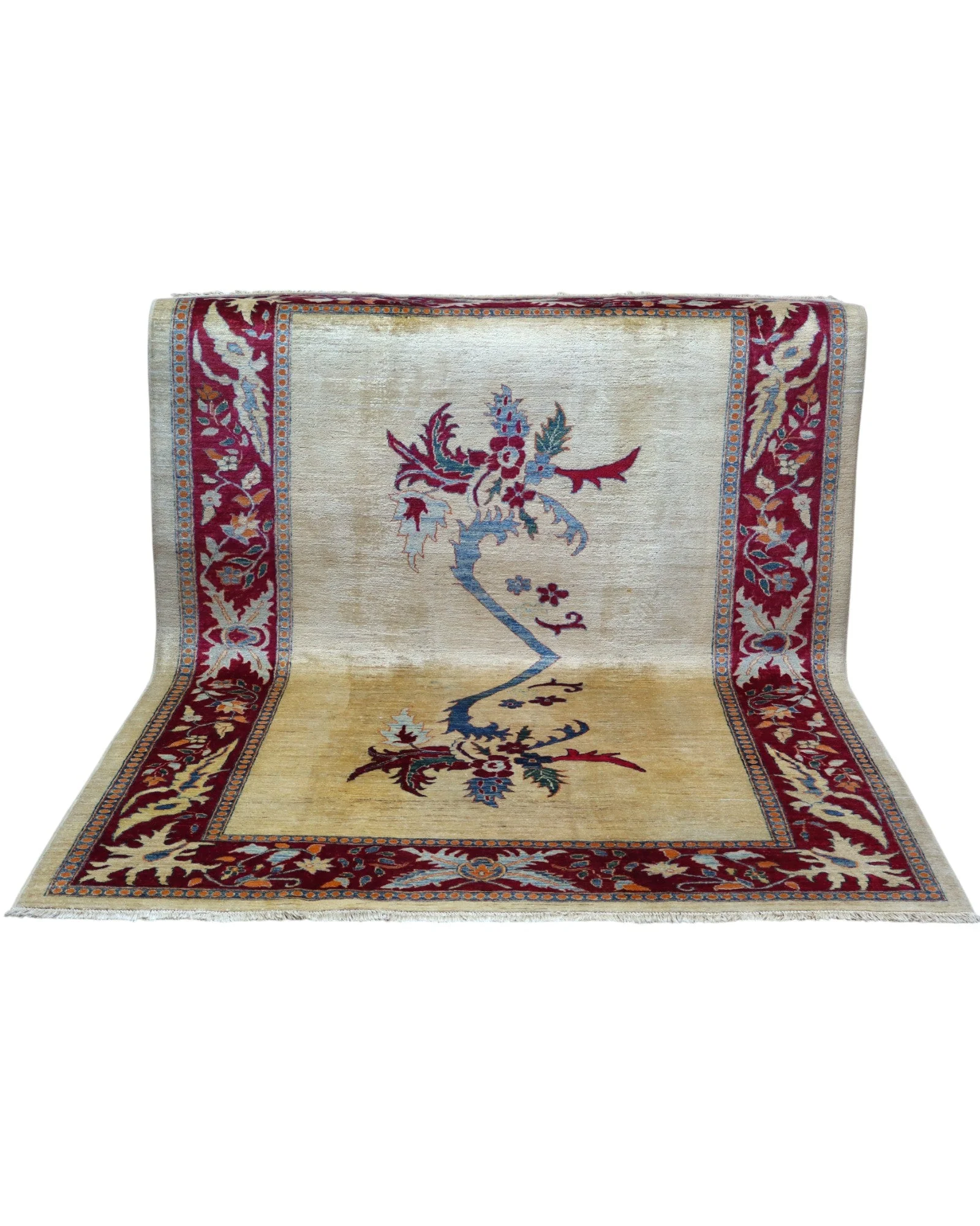 orientteppich-afghanistan-232-x-180-cm-schurwolle-handgeknupft-10 Kazak Orientteppich 232 × 180 cm aus Wolle, handgeknüpft
