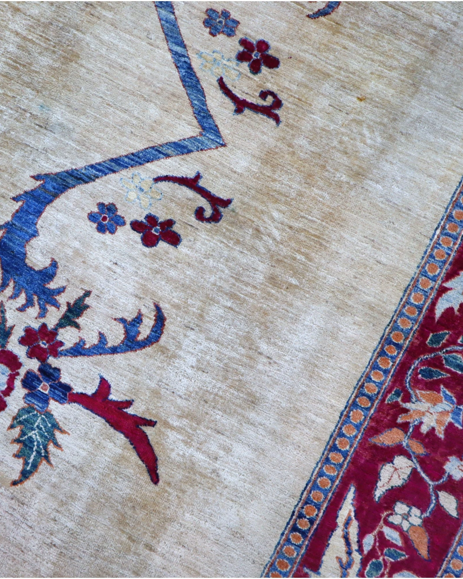 orientteppich-afghanistan-232-x-180-cm-schurwolle-handgeknupft-23 Kazak Orientteppich 232 × 180 cm aus Wolle, handgeknüpft