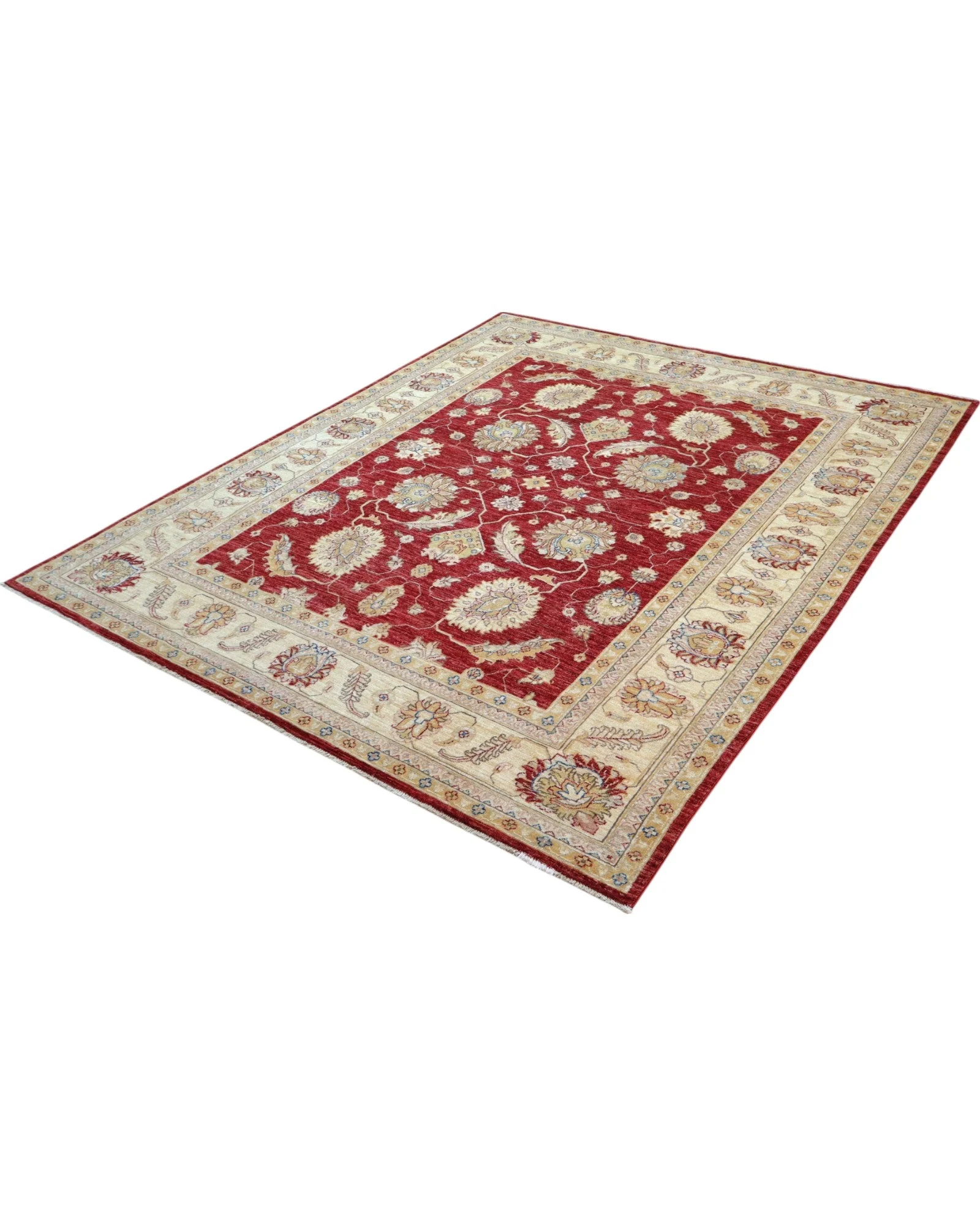 orientteppich-afghanistan-246-x-201-cm-schurwolle-handgeknupft-12 Handgeknüpfter Ziegler Orientteppich, 246 × 201 cm, Wolle