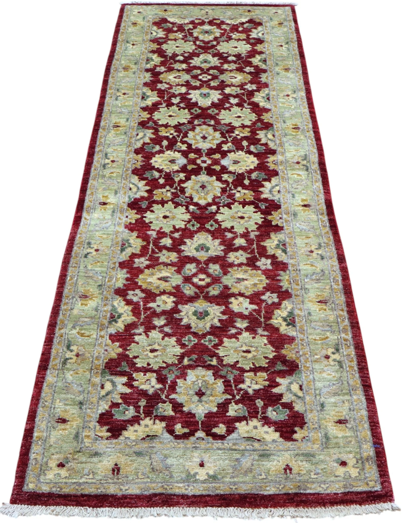 Ziegler Orientteppich 250 × 80 cm aus Wolle, handgeknüpft