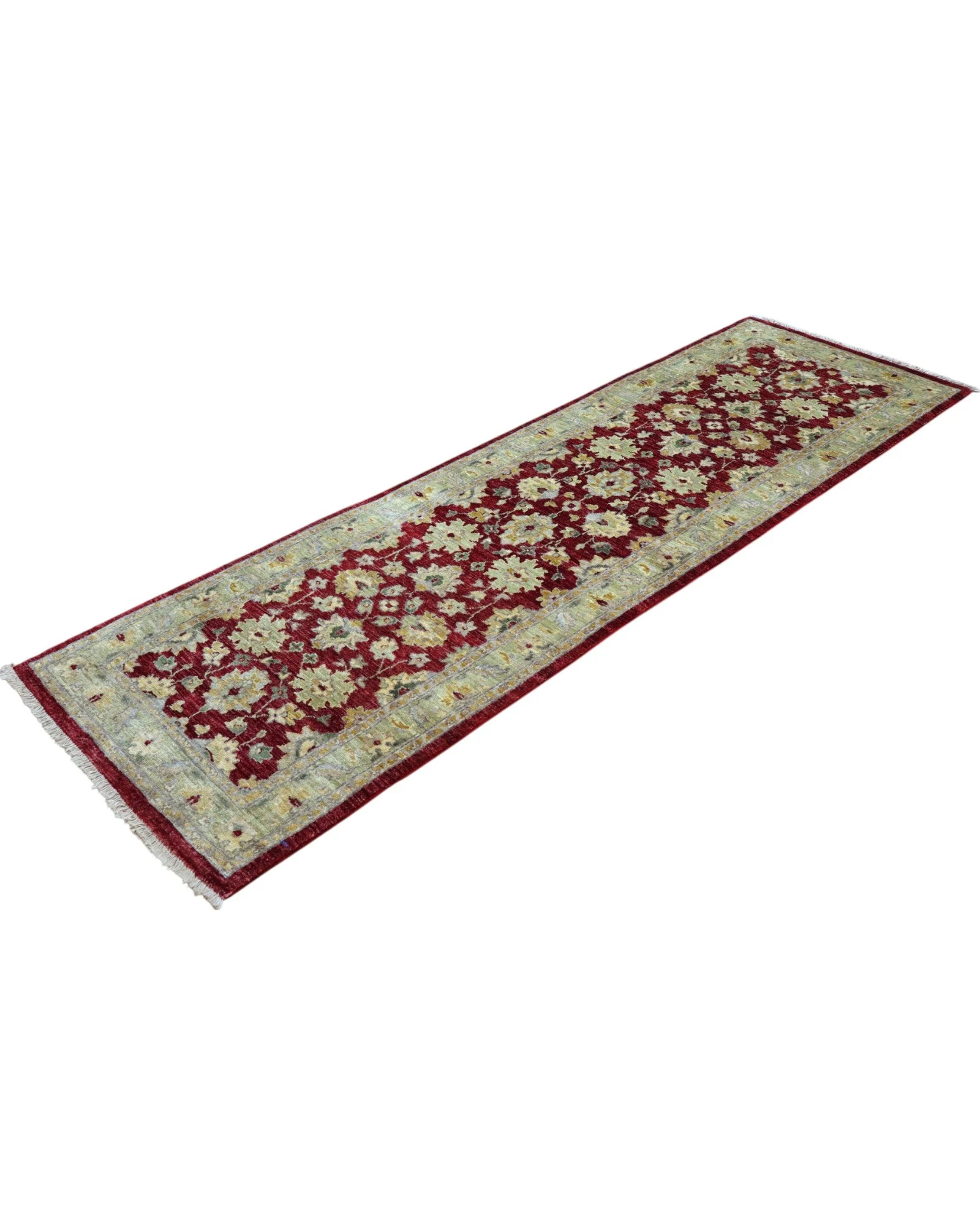 Ziegler Orientteppich 250 × 80 cm aus Wolle, handgeknüpft