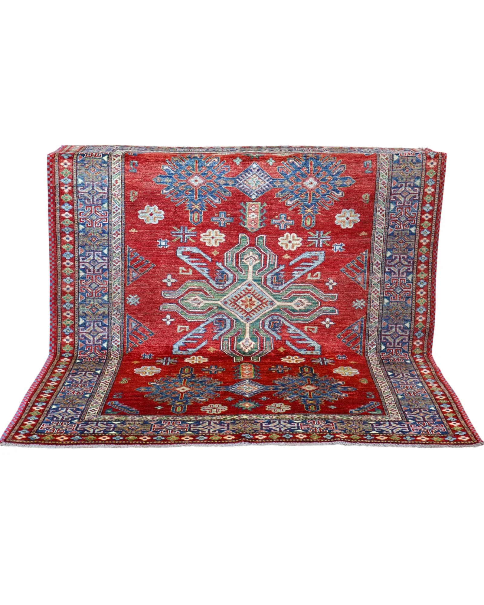 Handgeknüpfter Kazak Orientteppich 212 × 185 cm