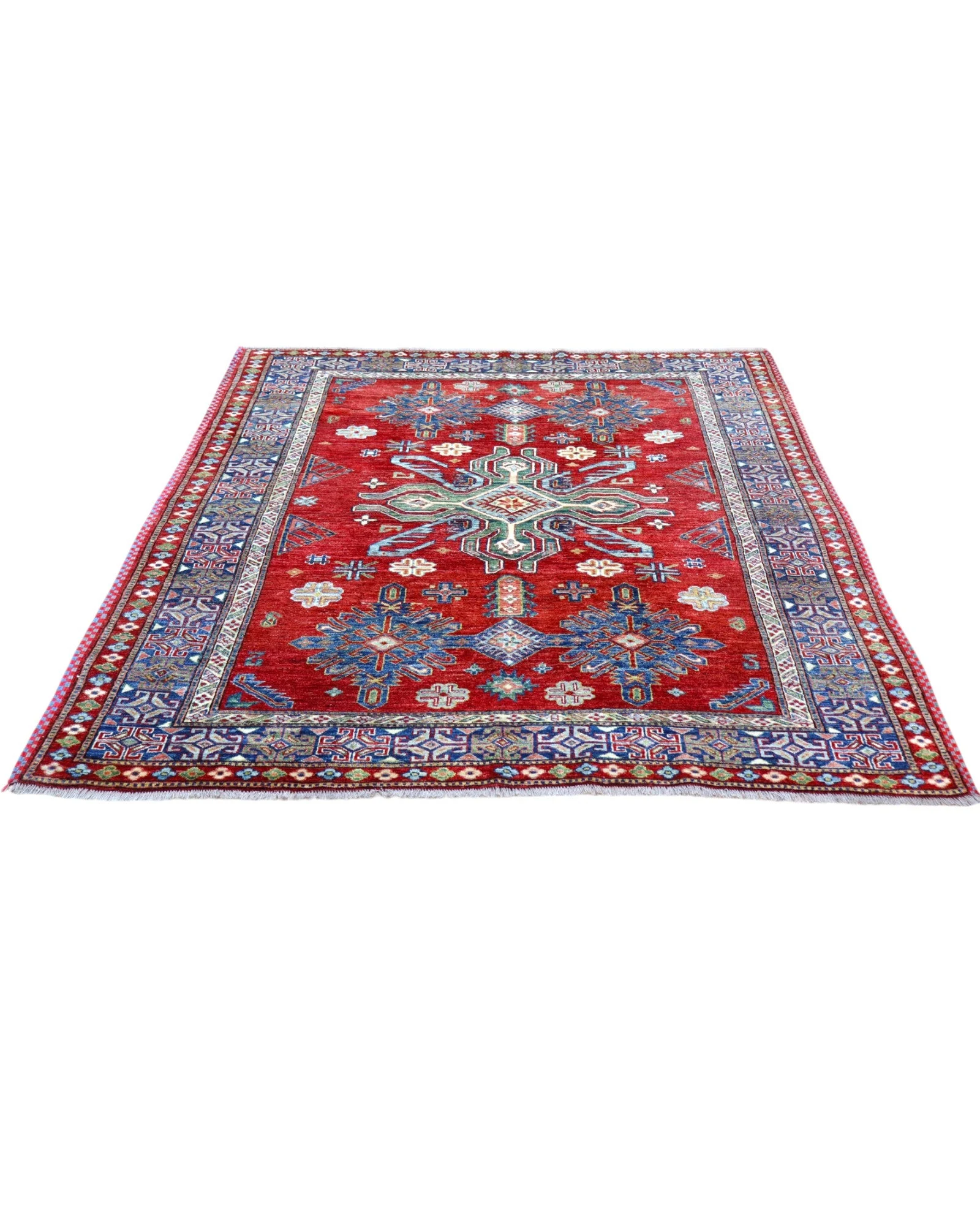 Handgeknüpfter Kazak Orientteppich 212 × 185 cm