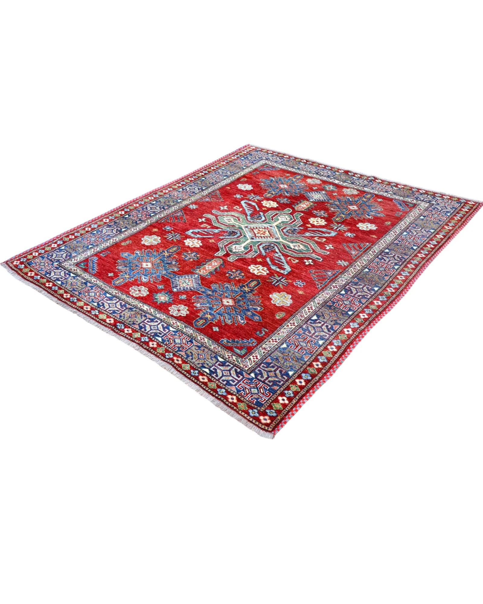 Handgeknüpfter Kazak Orientteppich 212 × 185 cm
