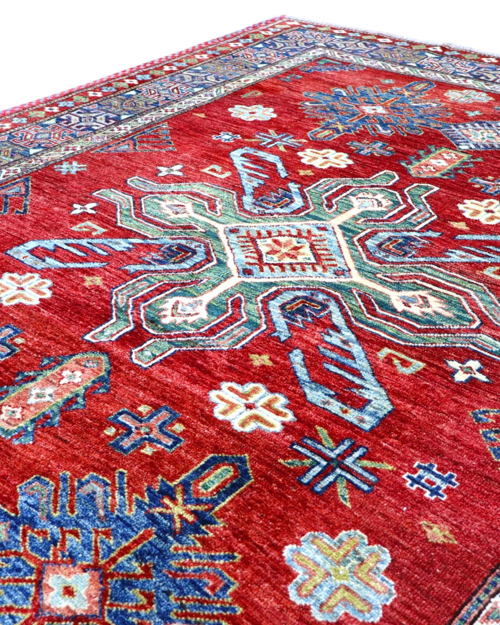 Handgeknüpfter Kazak Orientteppich 212 × 185 cm