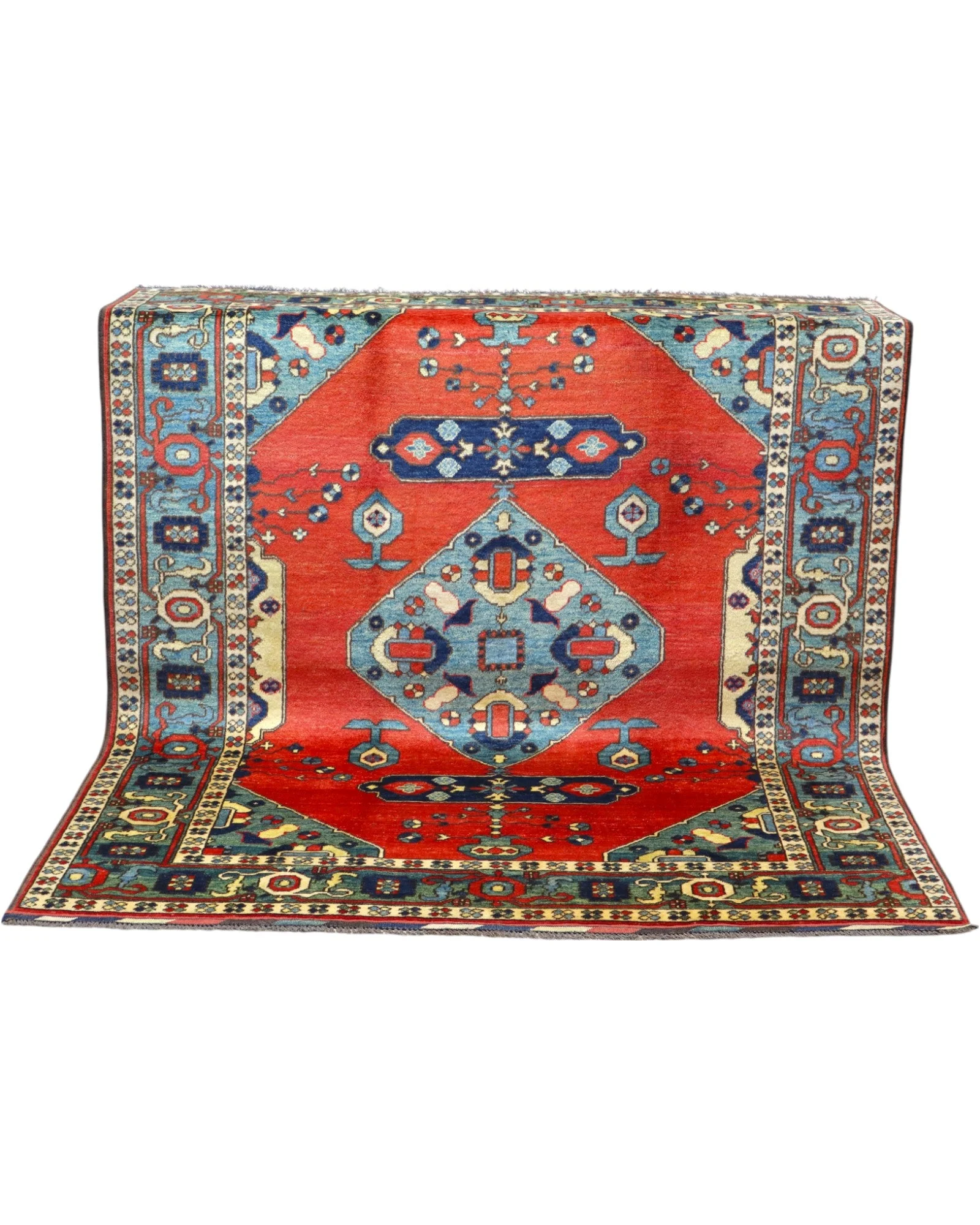 Kazak Orientteppich aus Afghanistan, 204 × 171 cm