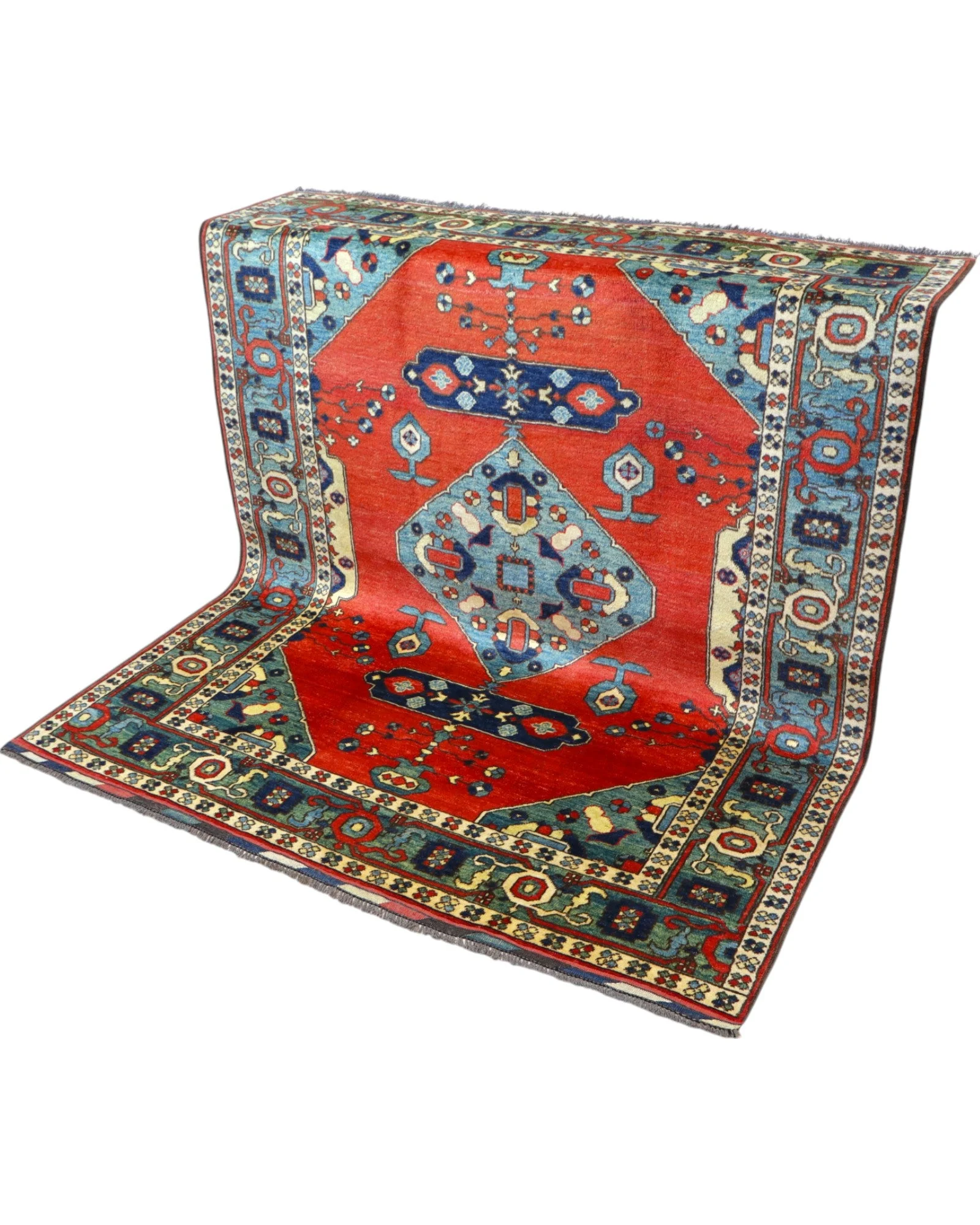 Kazak Orientteppich aus Afghanistan, 204 × 171 cm