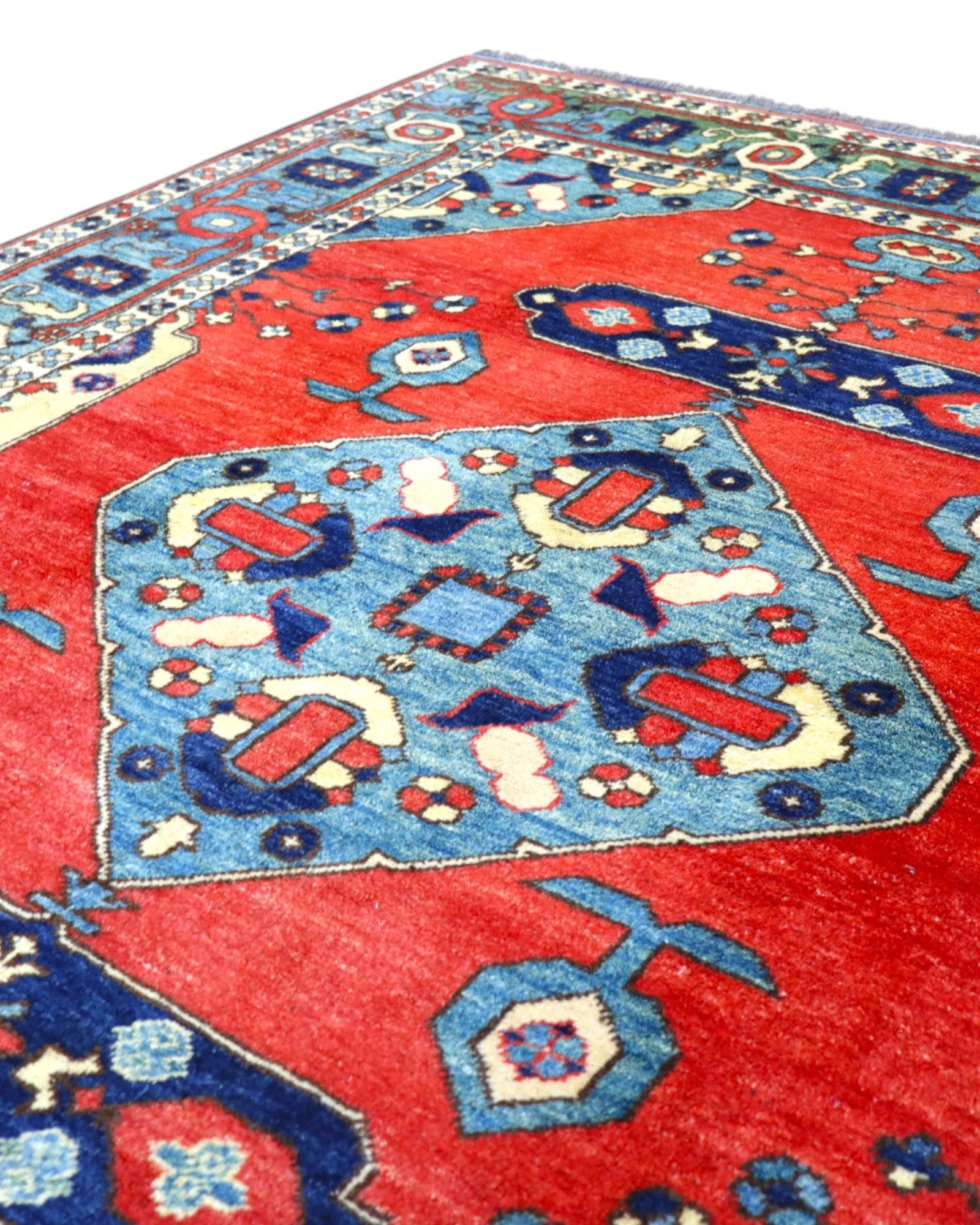 Kazak Orientteppich aus Afghanistan, 204 × 171 cm
