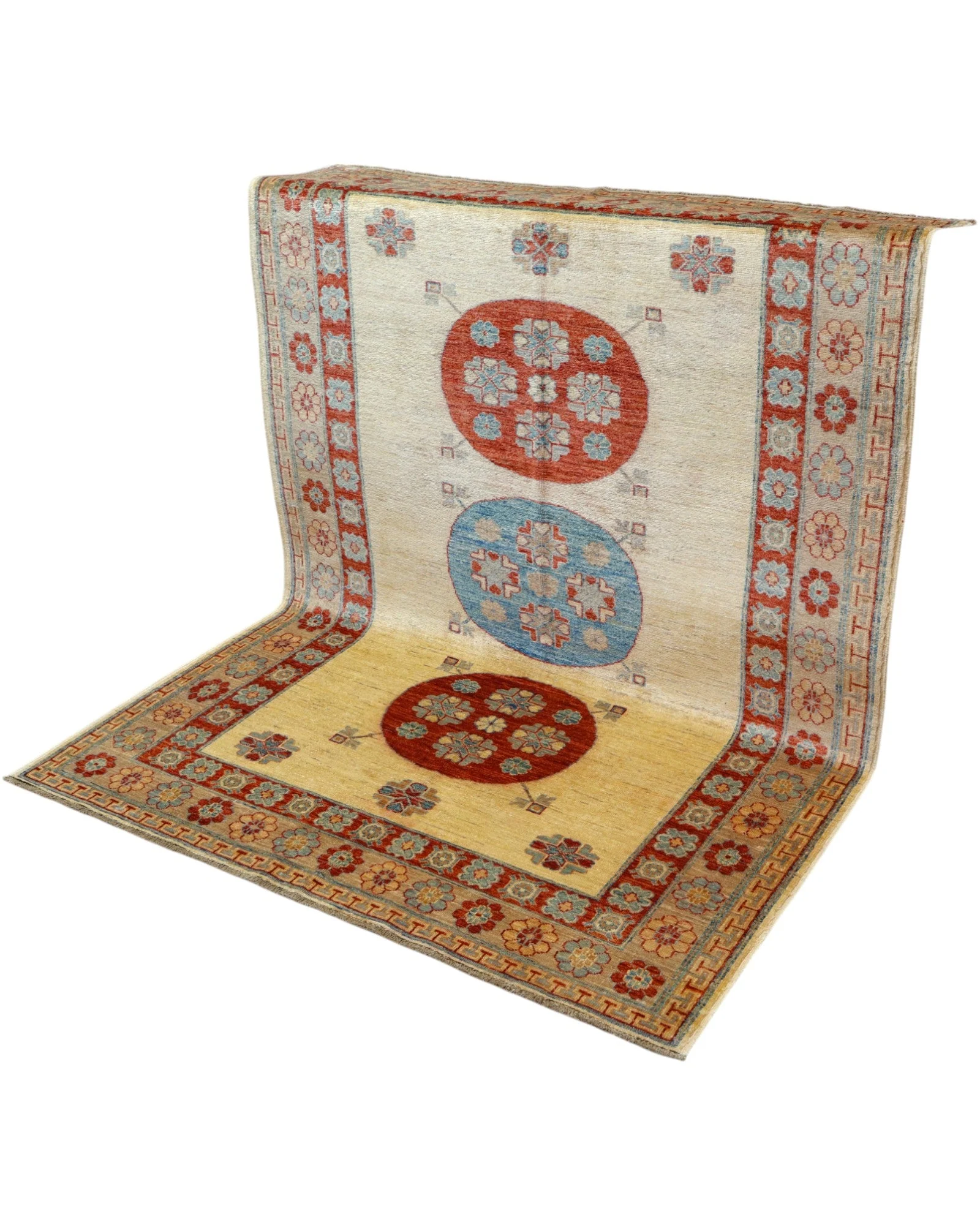 Handgeknüpfter Kazak Orientteppich, 200 × 146 cm, Wolle