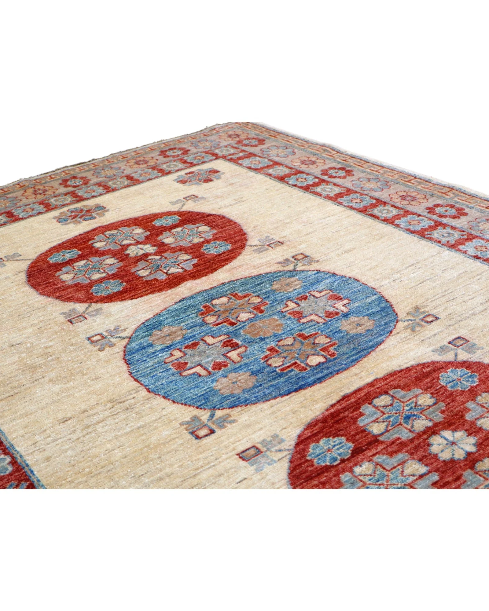 Handgeknüpfter Kazak Orientteppich, 200 × 146 cm, Wolle