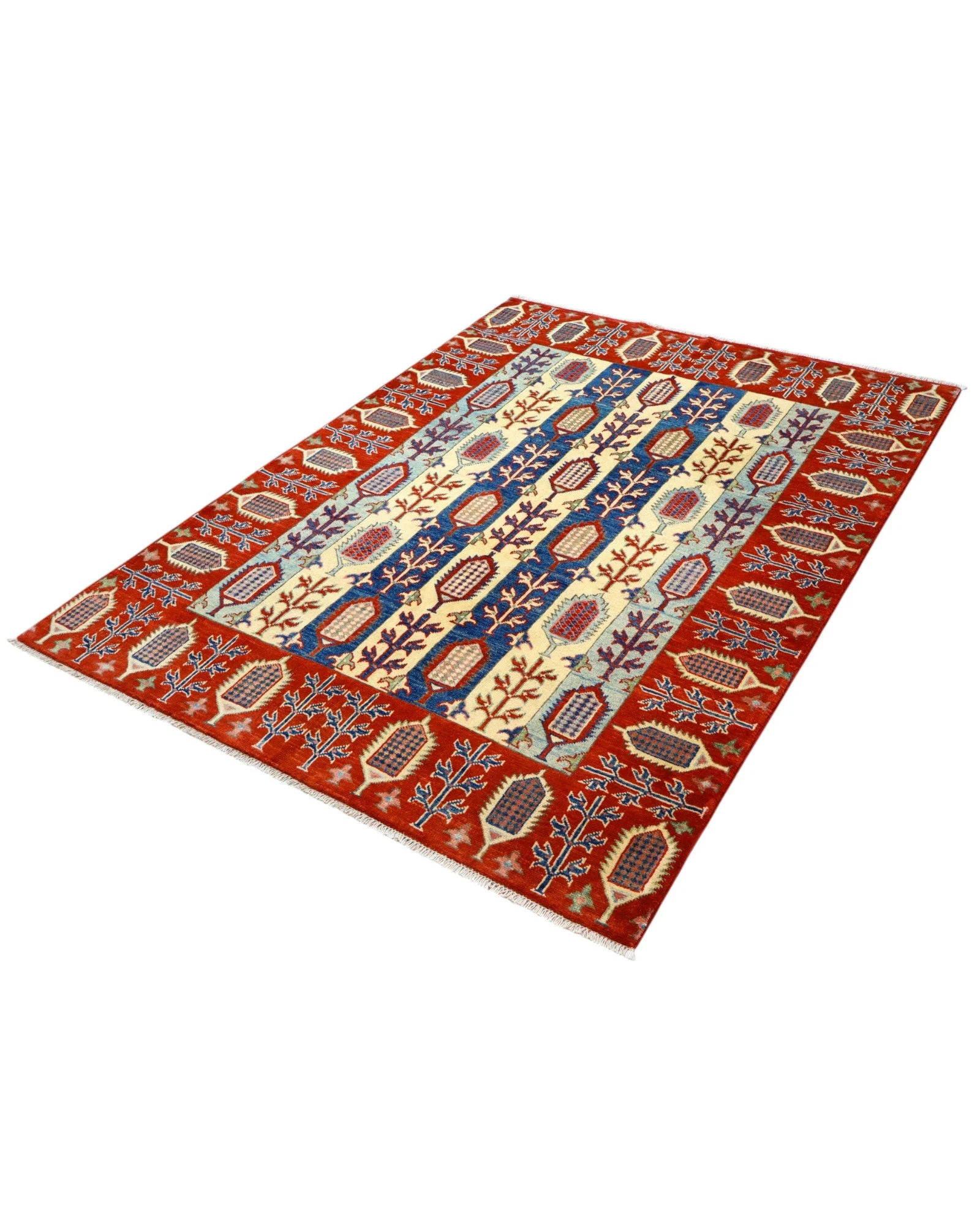Handgeknüpfter Kazak Orientteppich 214 × 156 cm