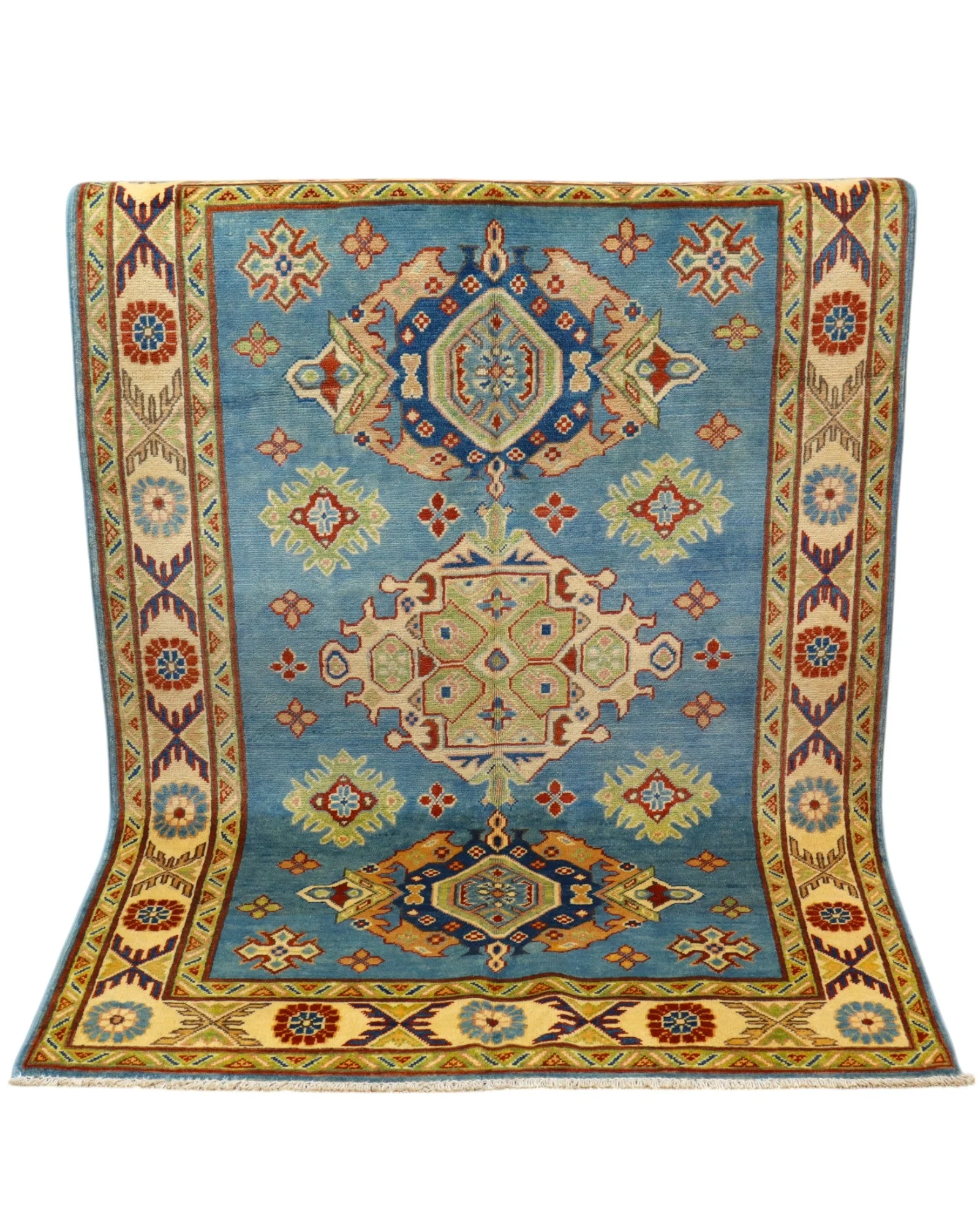 Kazak Orientteppich aus Afghanistan, 186 × 122 cm