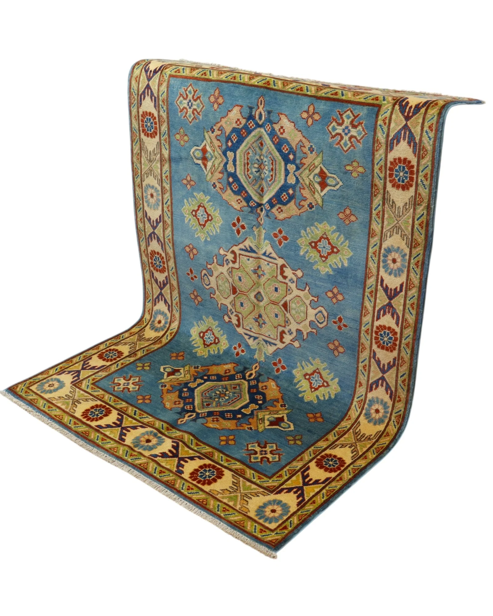 Kazak Orientteppich aus Afghanistan, 186 × 122 cm