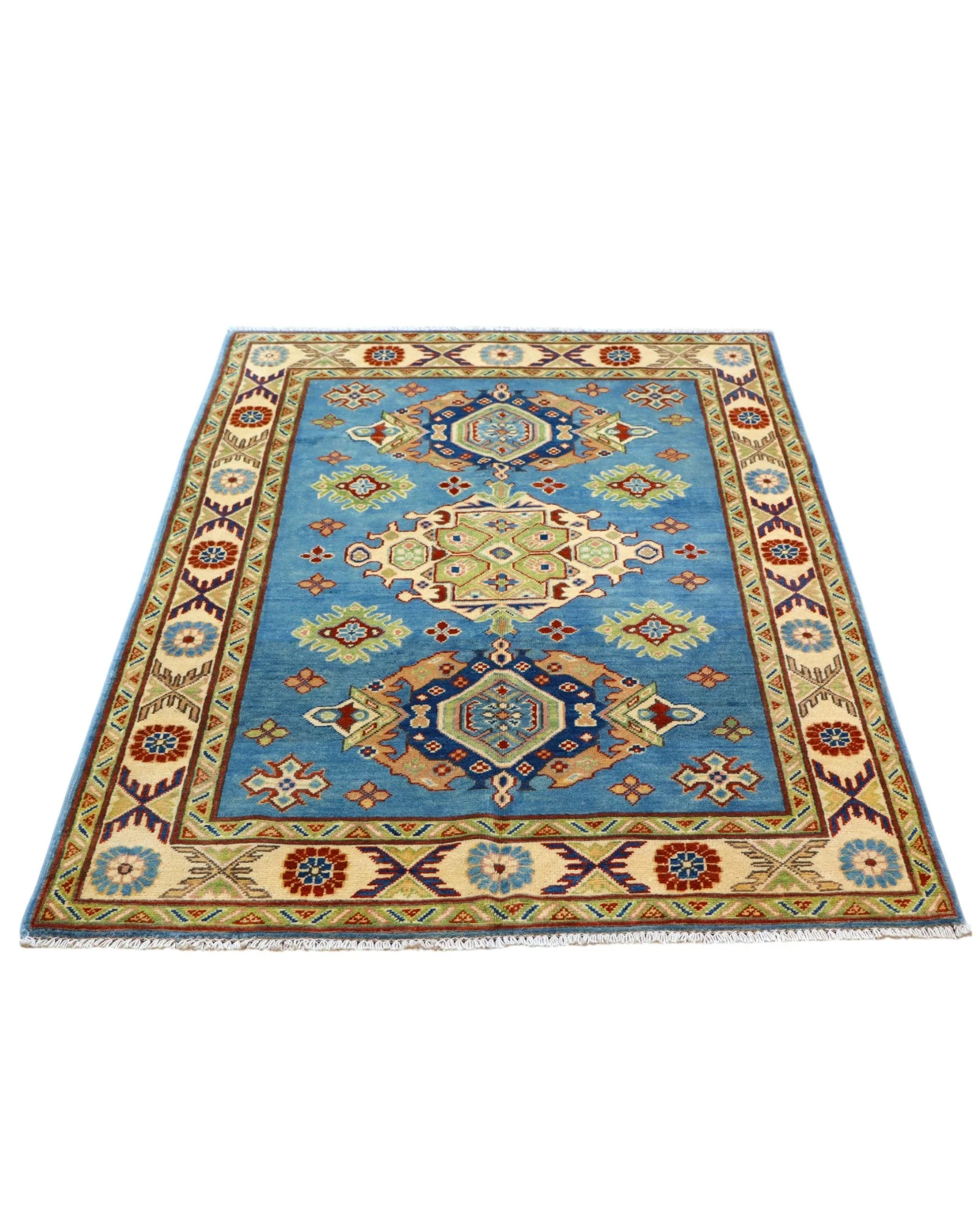 Kazak Orientteppich aus Afghanistan, 186 × 122 cm