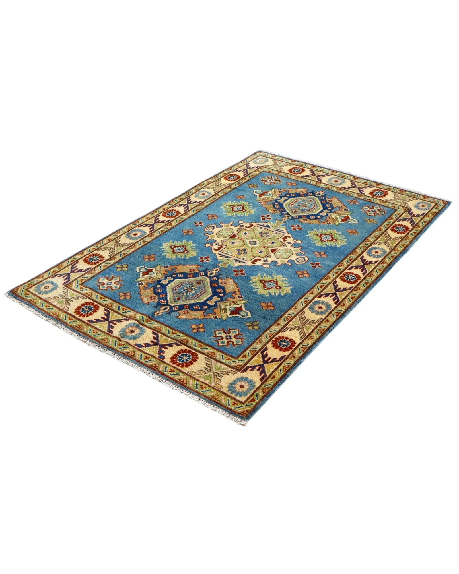 Kazak Orientteppich aus Afghanistan, 186 × 122 cm