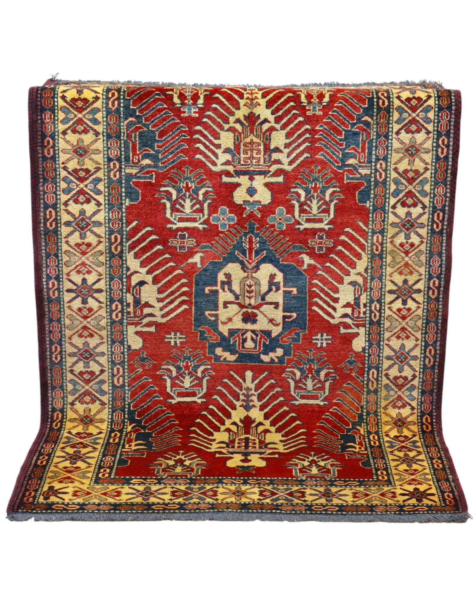 Kazak Orientteppich aus Afghanistan, 173 × 120 cm