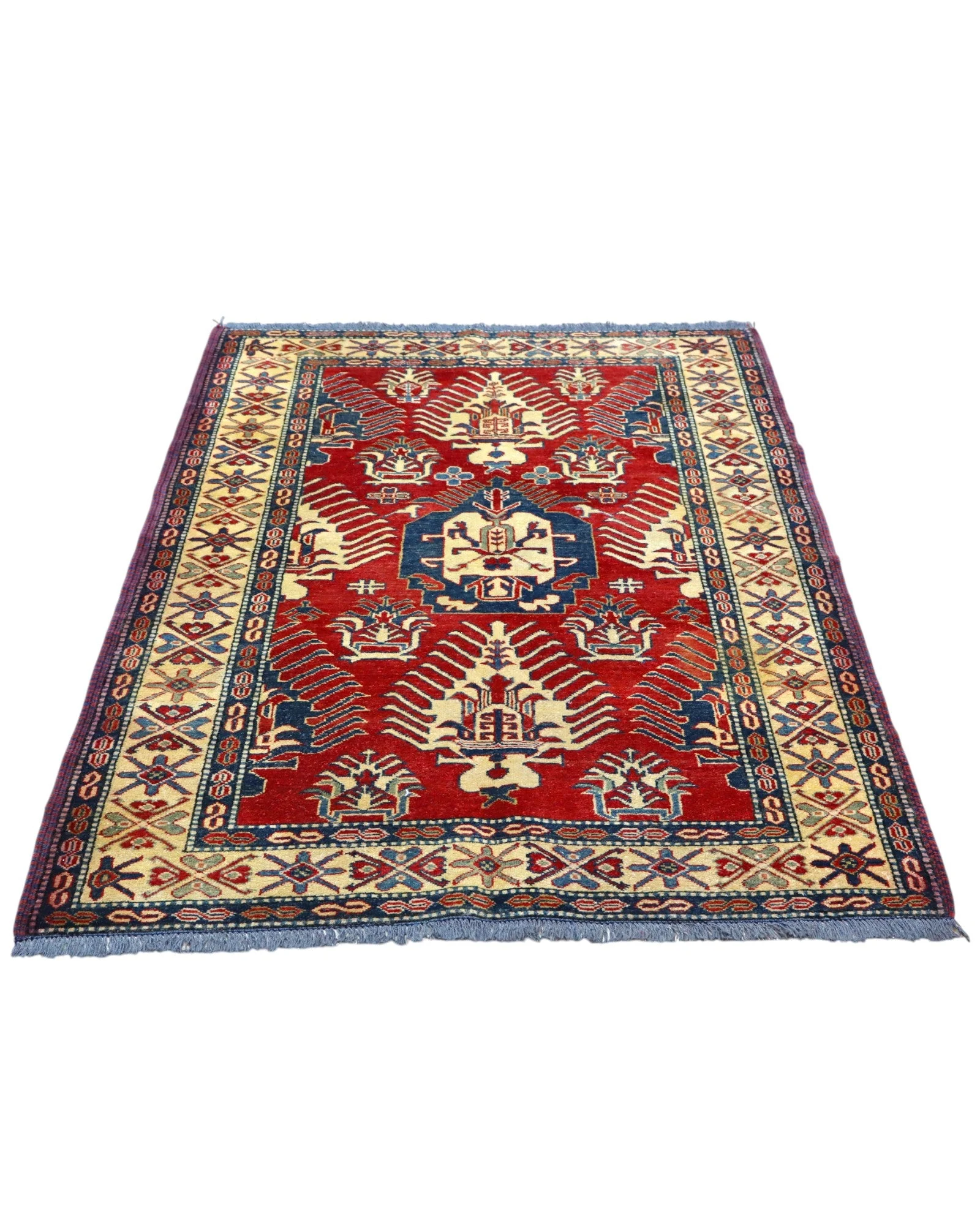 Kazak Orientteppich aus Afghanistan, 173 × 120 cm