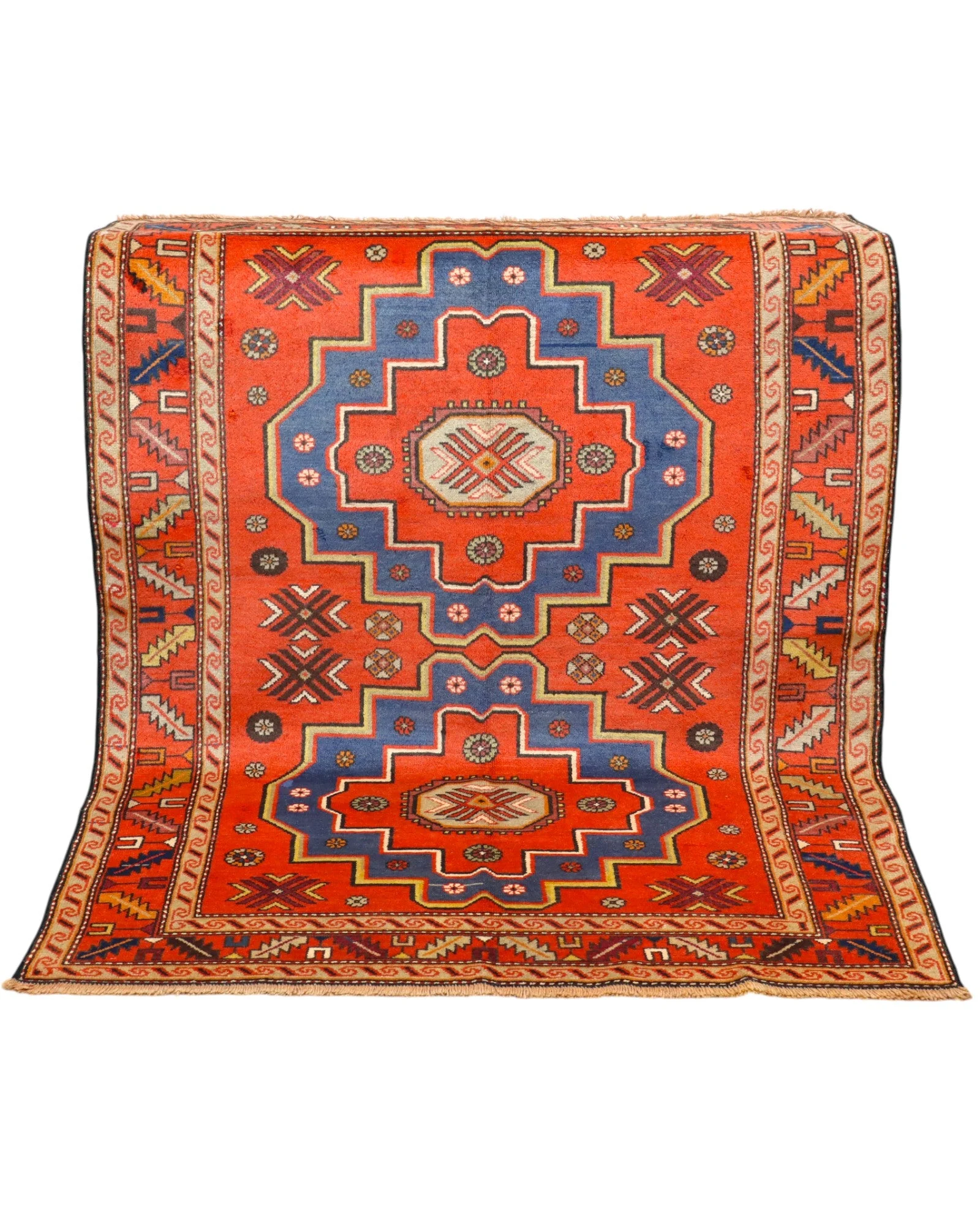 Handgeknüpfter Orientteppich 183 × 135 cm