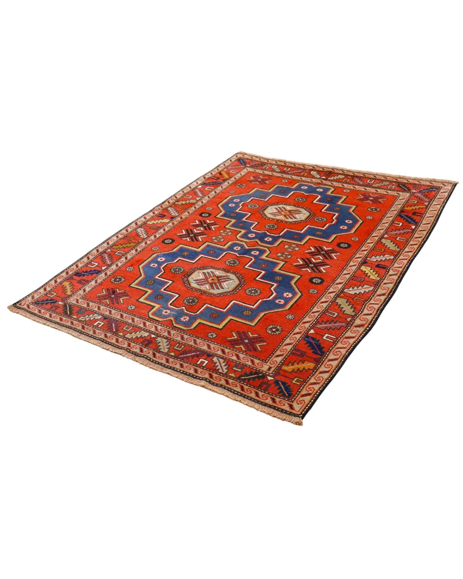 Handgeknüpfter Orientteppich 183 × 135 cm