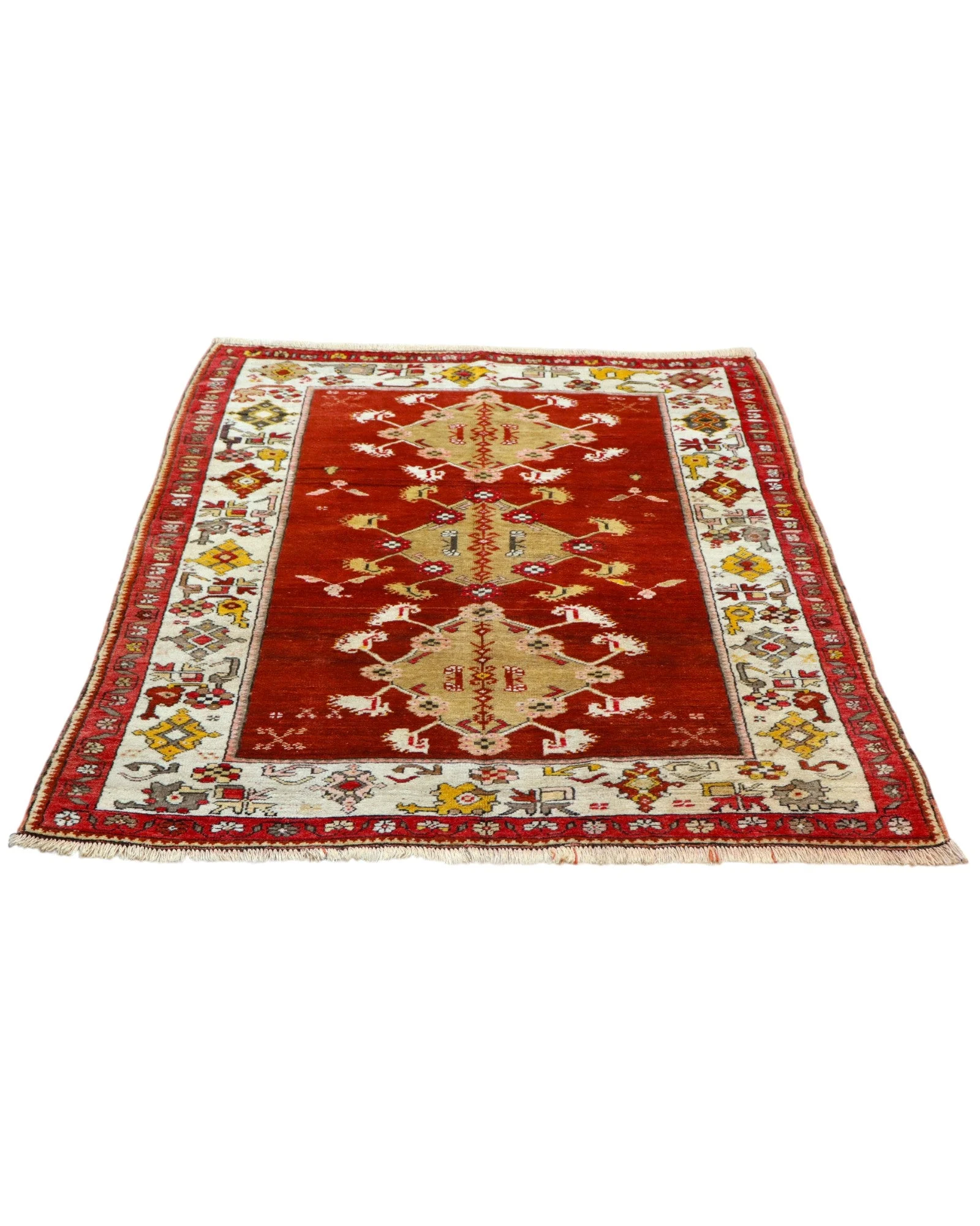 orientteppich-shirvan-168-x-126-cm-schurwolle-handgeknupft-18 Handgeknüpfter Orientteppich 168 × 126 cm