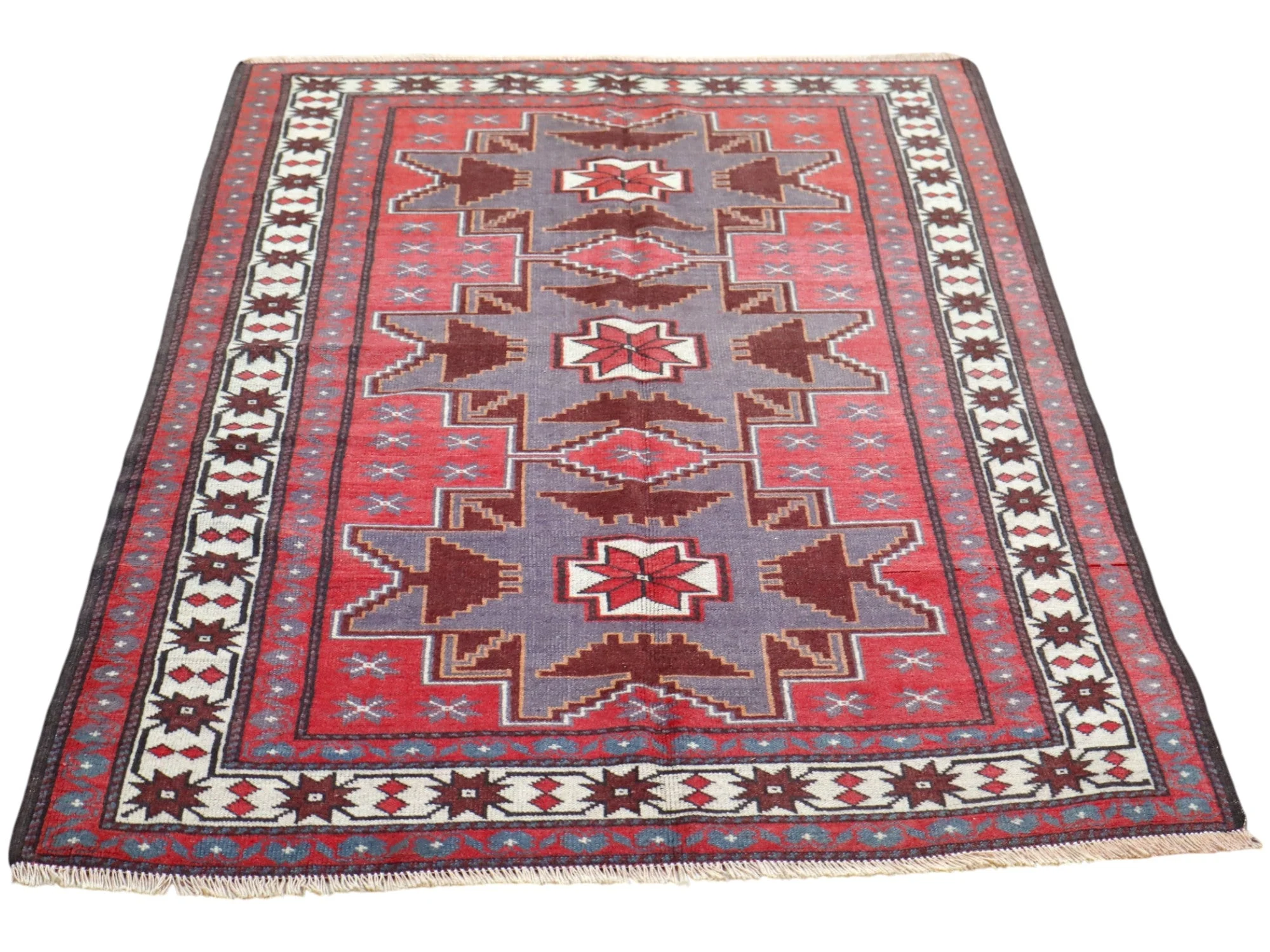 orientteppich-kazak-181-x-113-cm-schurwolle-handgeknupft-18 Handgeknüpfter Kazak Orientteppich 181 × 113 cm