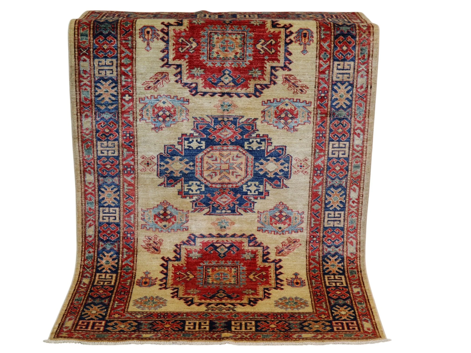Handgeknüpfter Kazak Orientteppich, 171 × 117 cm, Wolle