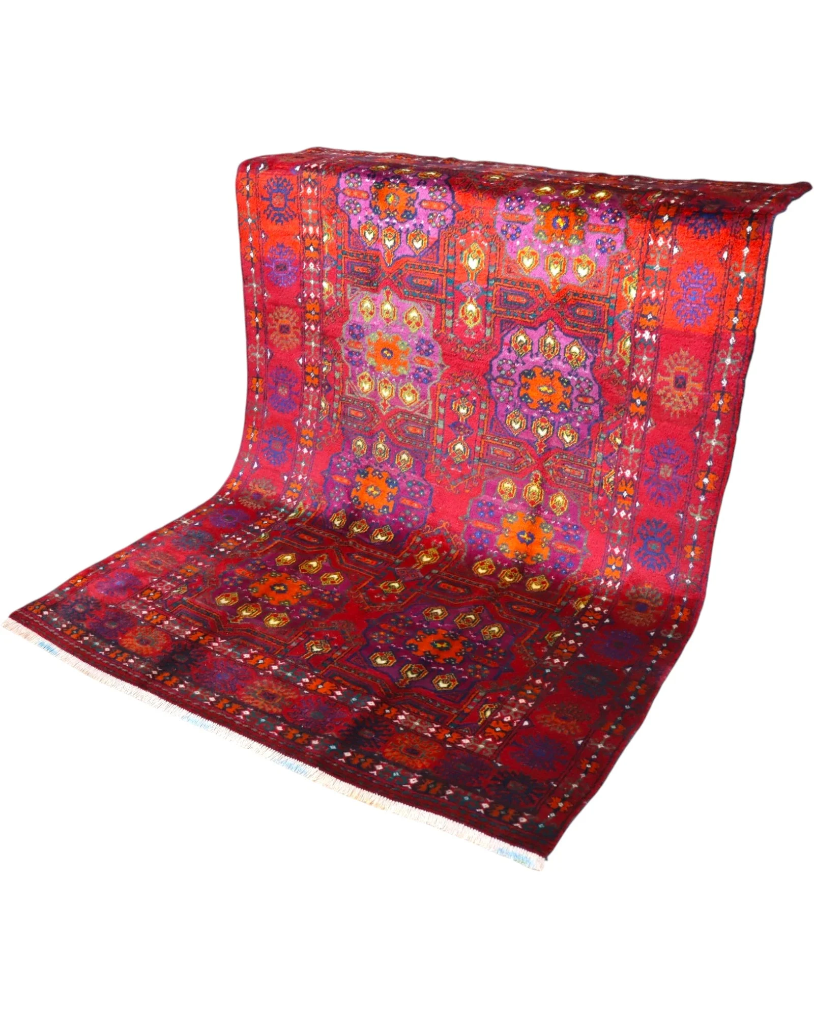 Handgeknüpfter Turkmen Orientteppich 227 × 161 cm