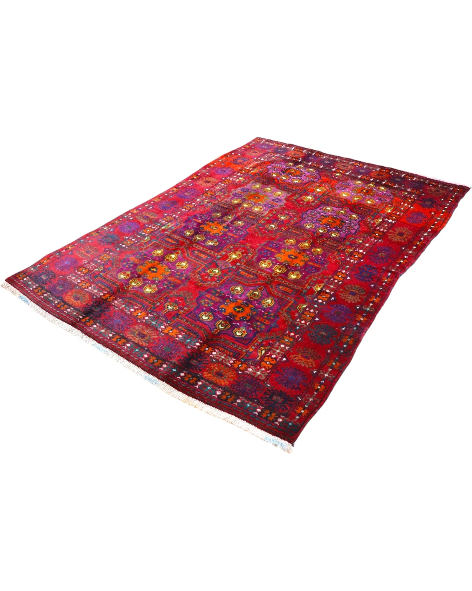Handgeknüpfter Turkmen Orientteppich 227 × 161 cm
