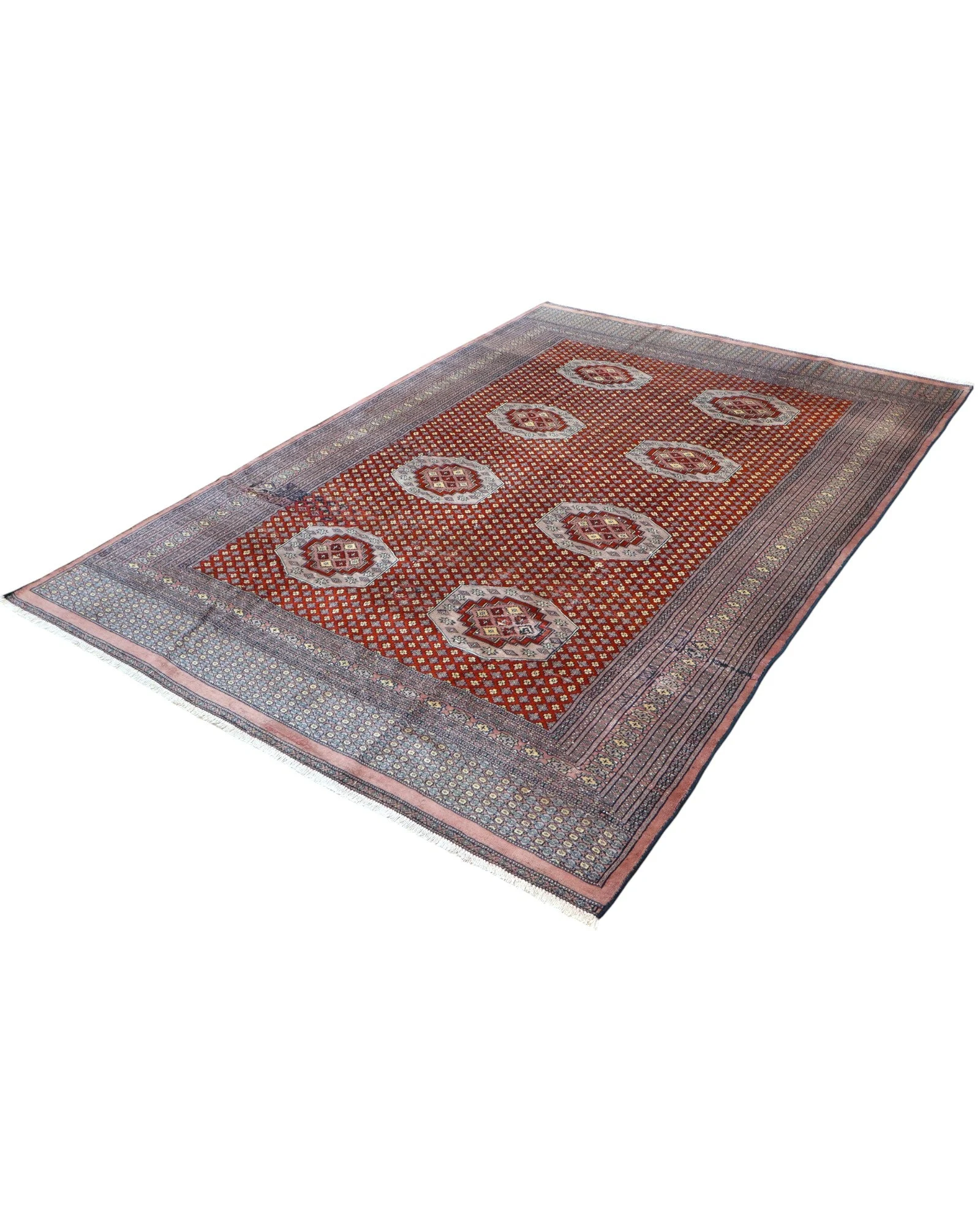 orientteppich-bukhara-276-x-188-cm-schurwolle-handgeknupft-19 Handgeknüpfter Orientteppich, 276 × 188 cm, Wolle