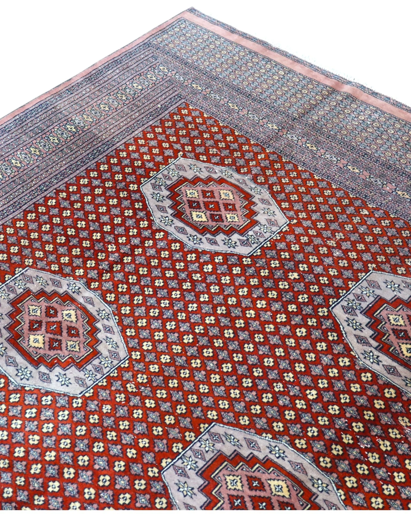 orientteppich-bukhara-276-x-188-cm-schurwolle-handgeknupft-20 Handgeknüpfter Orientteppich, 276 × 188 cm, Wolle