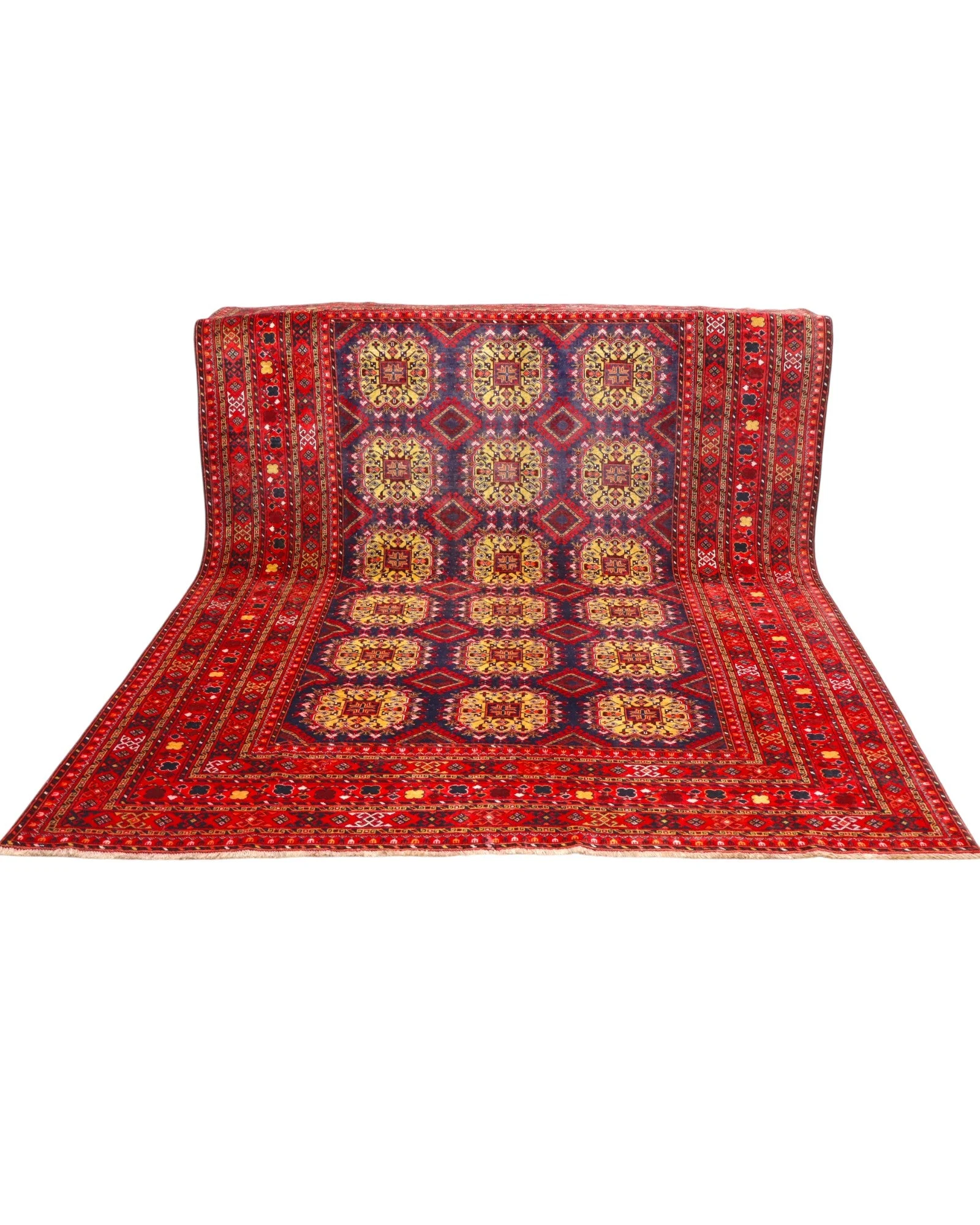 Handgeknüpfter Turkmen Orientteppich 303 × 232 cm