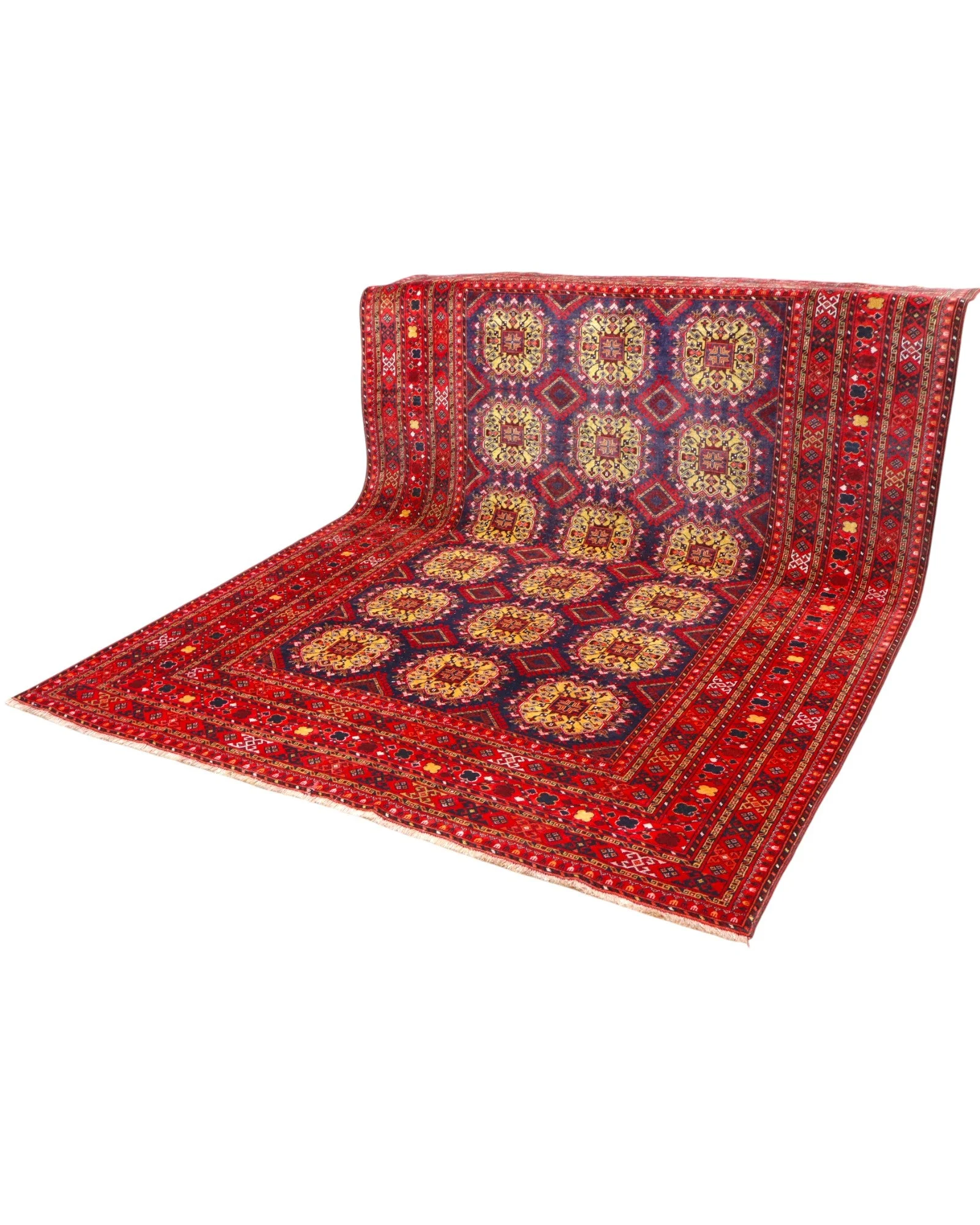 Handgeknüpfter Turkmen Orientteppich 303 × 232 cm