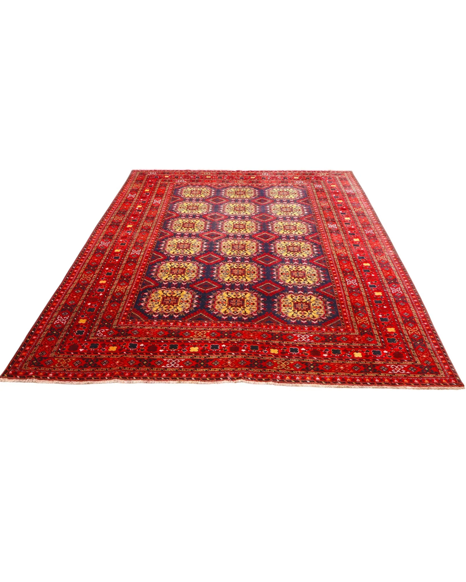 Handgeknüpfter Turkmen Orientteppich 303 × 232 cm