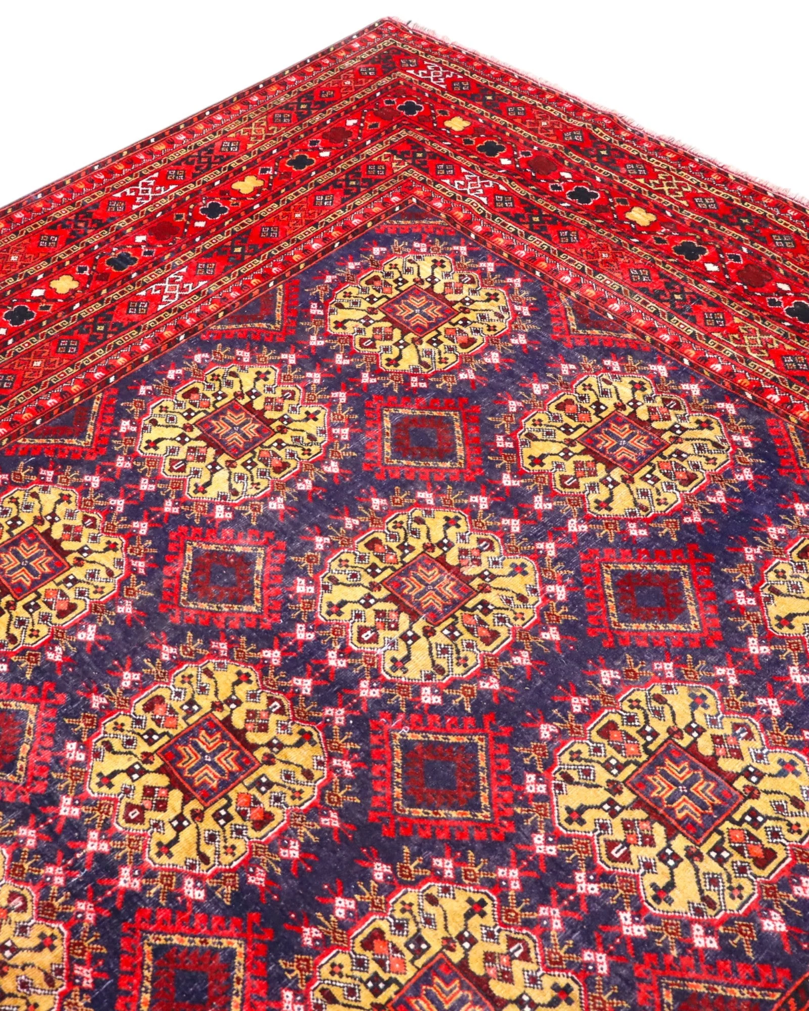 Handgeknüpfter Turkmen Orientteppich 303 × 232 cm