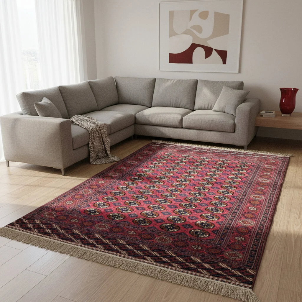 Orientteppich 278 × 180 cm aus Wolle, handgeknüpft