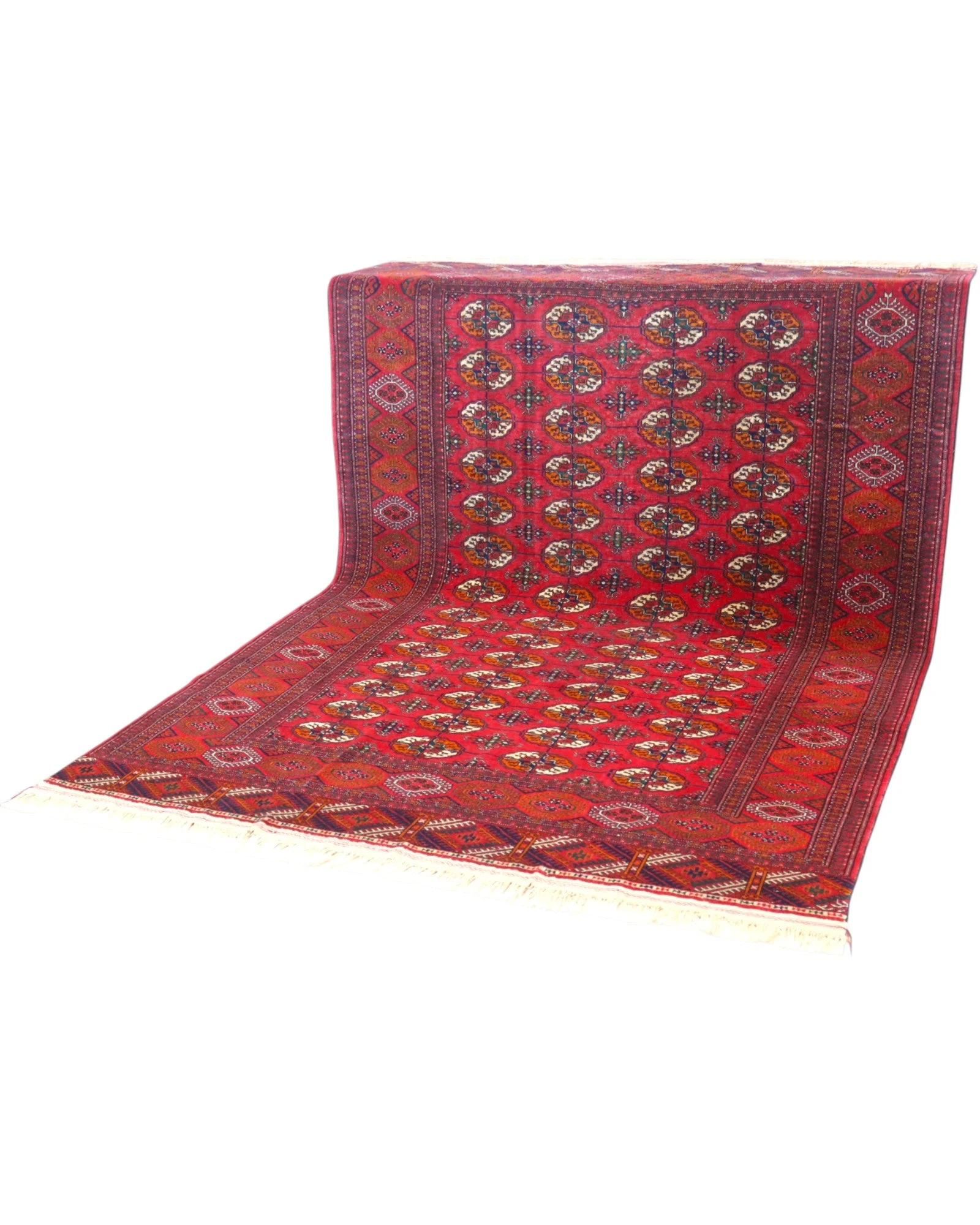 orientteppich-bukhara-275-x-185-cm-schurwolle-handgeknupft-12 Handgeknüpfter Orientteppich 275 × 185 cm