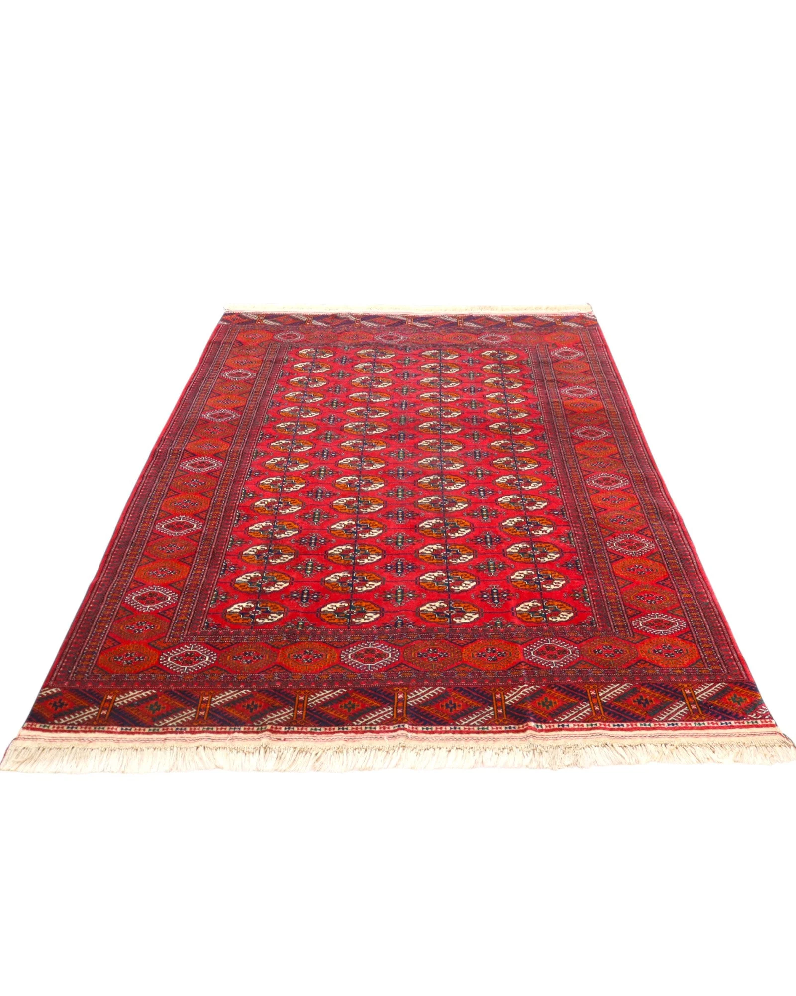 orientteppich-bukhara-275-x-185-cm-schurwolle-handgeknupft-17 Handgeknüpfter Orientteppich 275 × 185 cm