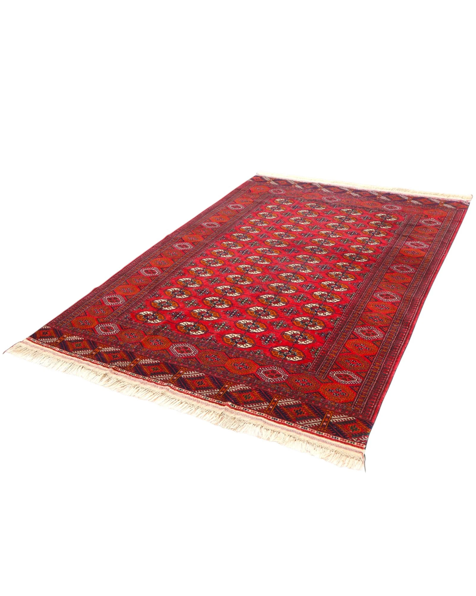orientteppich-bukhara-275-x-185-cm-schurwolle-handgeknupft-19 Handgeknüpfter Orientteppich 275 × 185 cm