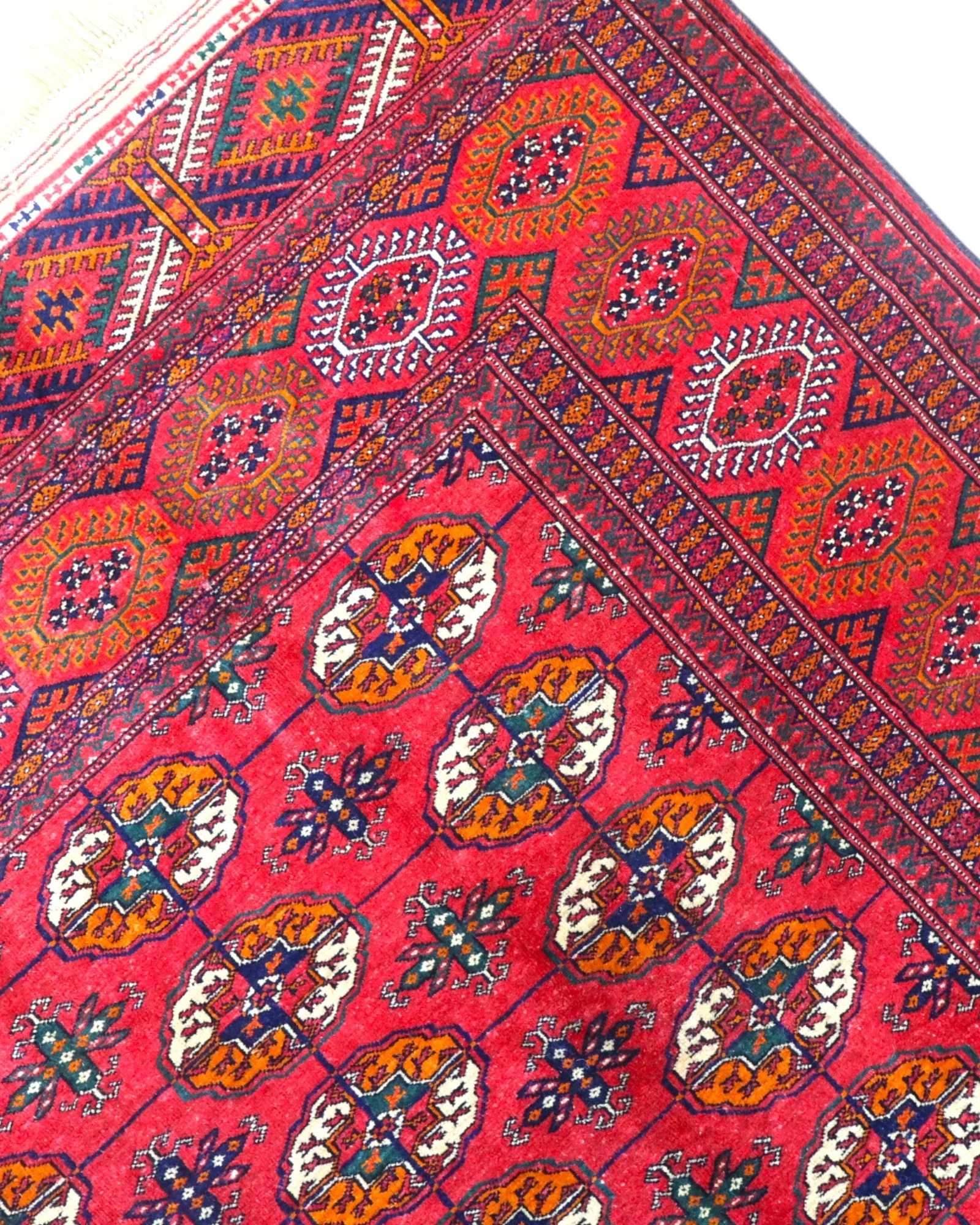 orientteppich-bukhara-275-x-185-cm-schurwolle-handgeknupft-23 Handgeknüpfter Orientteppich 275 × 185 cm
