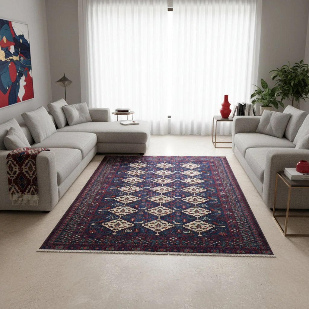 orientteppich-afghanisch-289-x-196-cm-schurwolle-handgeknupft-8 Orientteppich aus Afghanistan, 289 × 196 cm