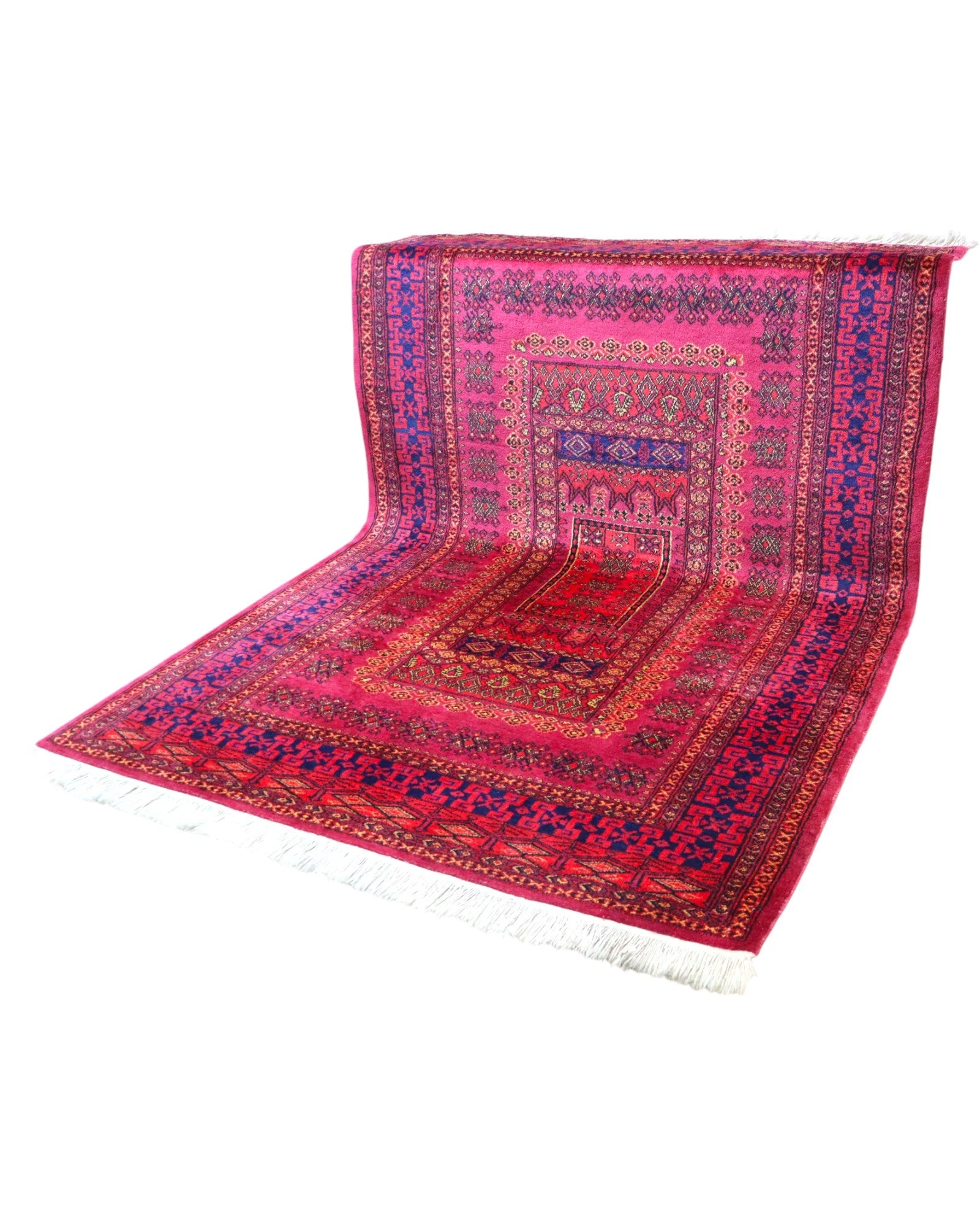 Turkmen Orientteppich 278 × 185 cm aus Wolle, handgeknüpft