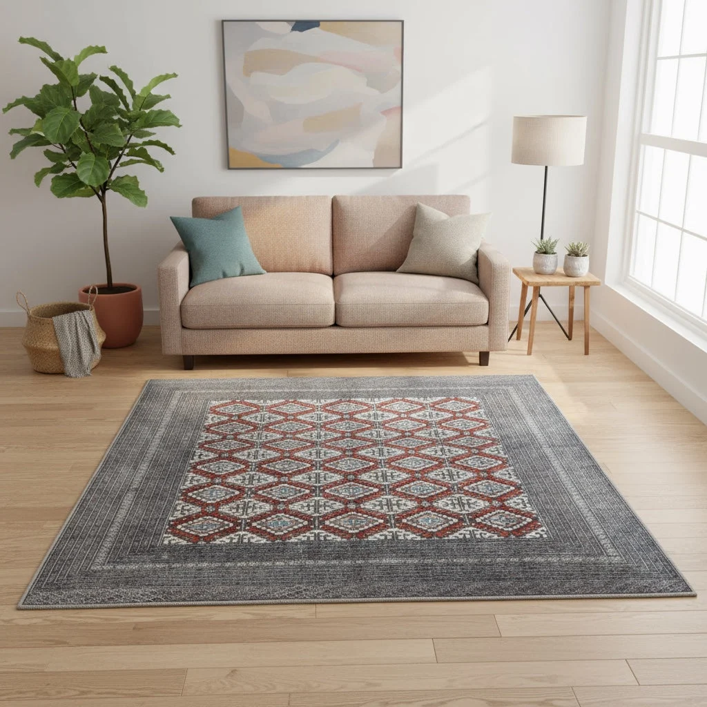 orientteppich-bukhara-230-x-249-cm-schurwolle-handgeknupft-6 Orientteppich aus dem Orient, 230 × 249 cm