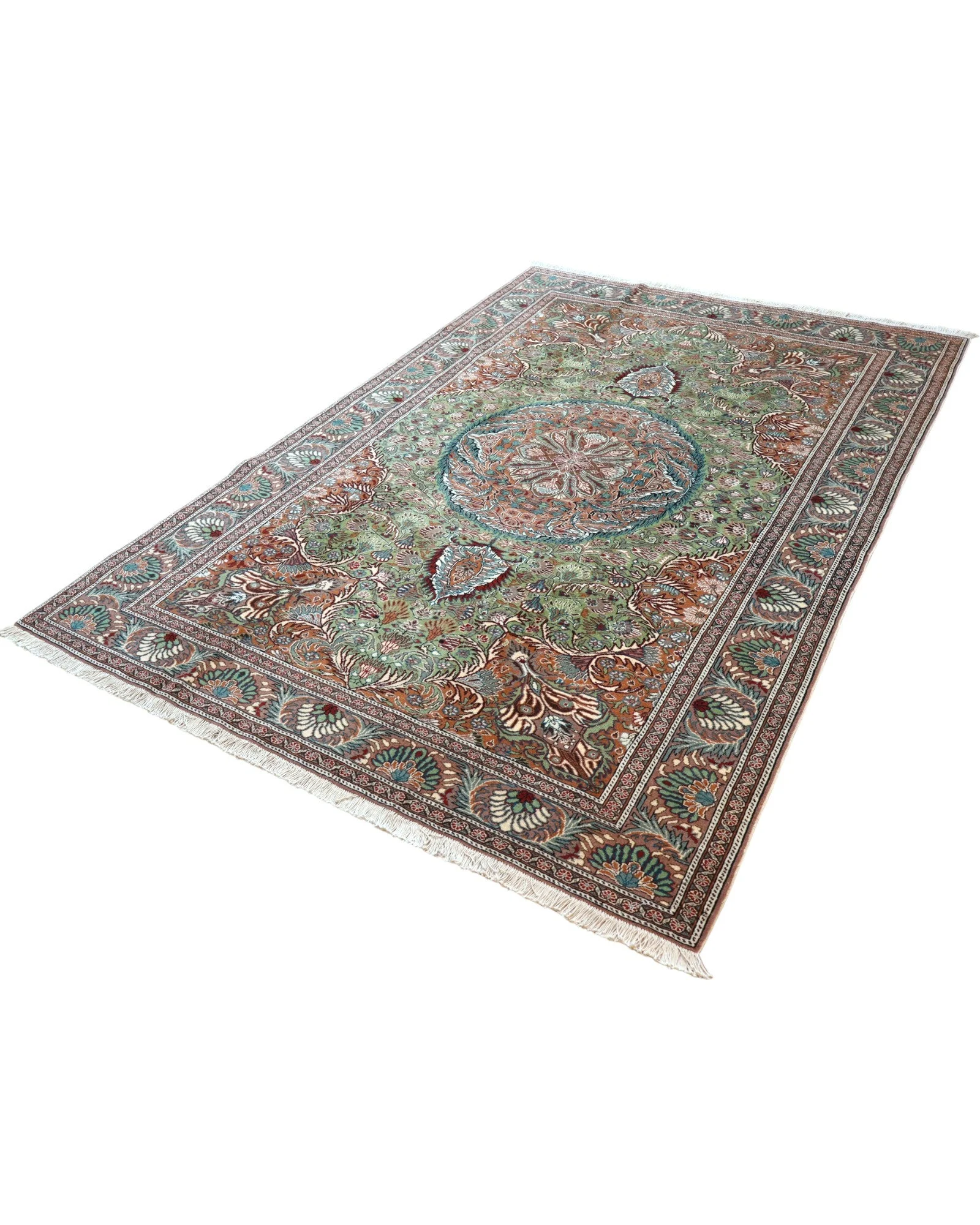 Handgeknüpfter Orientteppich, 290 × 193 cm, Wolle