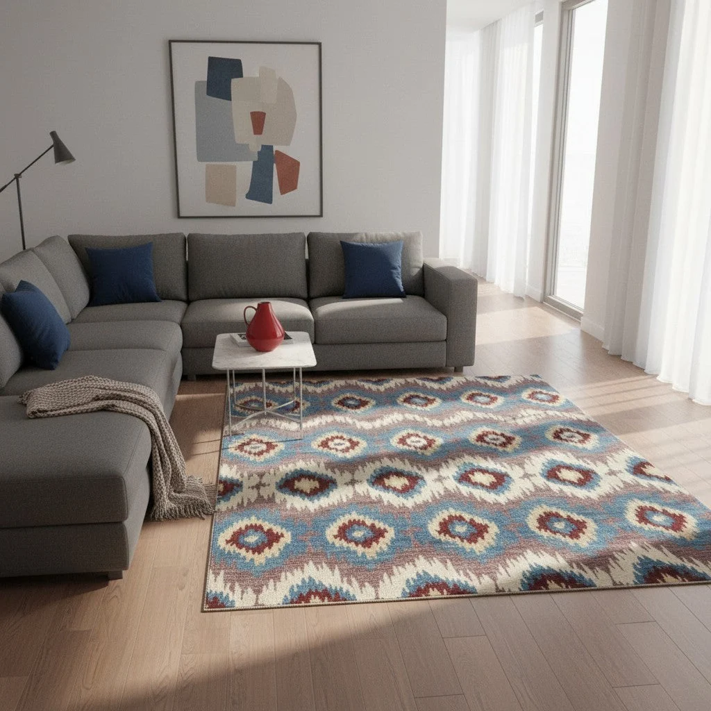 Orientteppich 367 × 270 cm aus Wolle, handgeknüpft