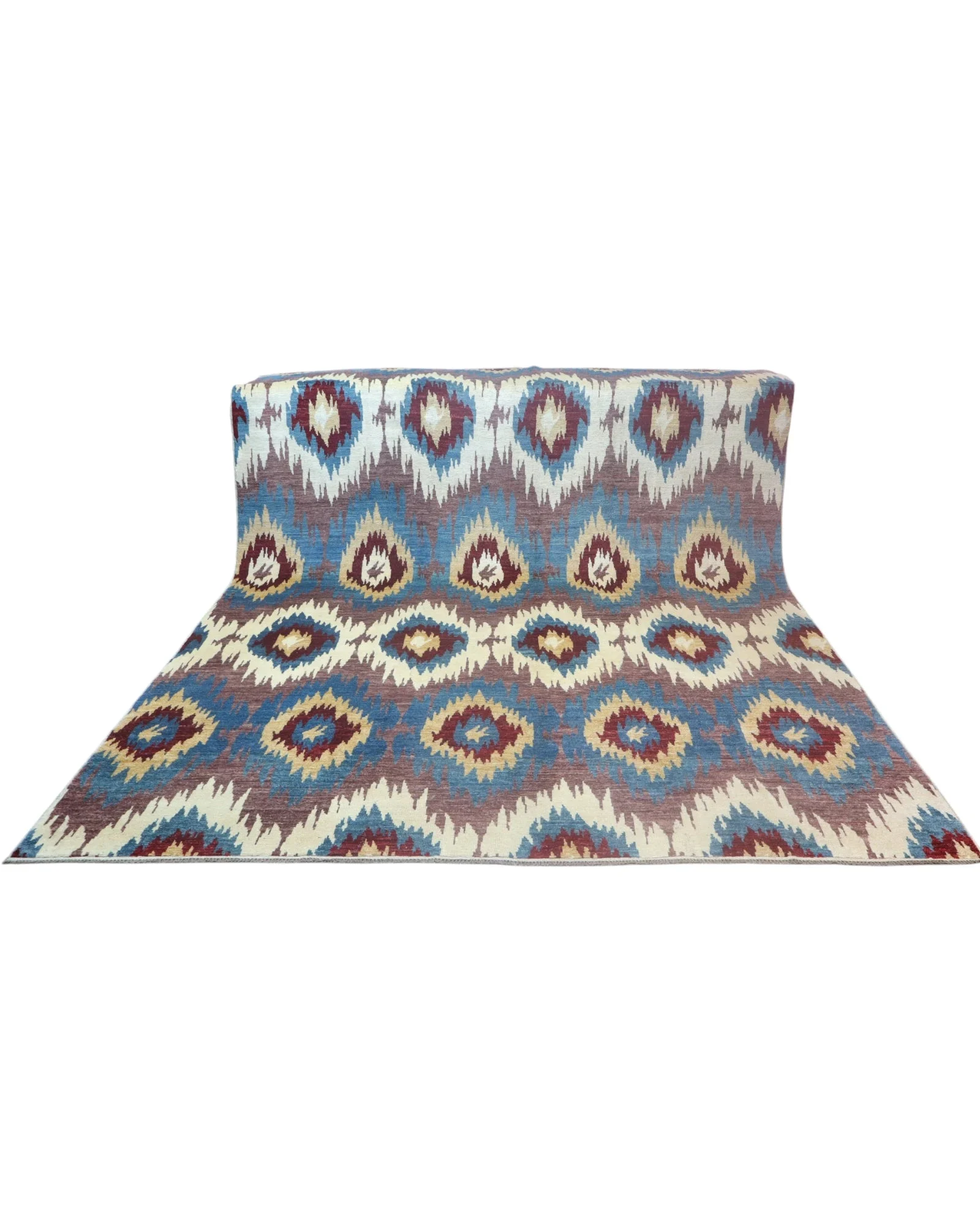 Orientteppich 367 × 270 cm aus Wolle, handgeknüpft