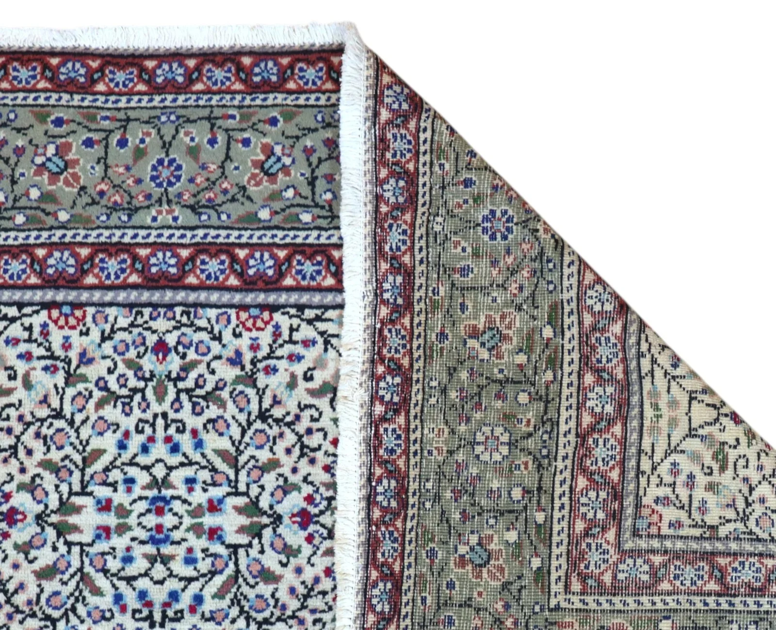 orientteppich-ushak-296-x-198-cm-schurwolle-handgeknupft-rueckseite Orientteppich 296 × 198 cm aus Wolle, handgeknüpft