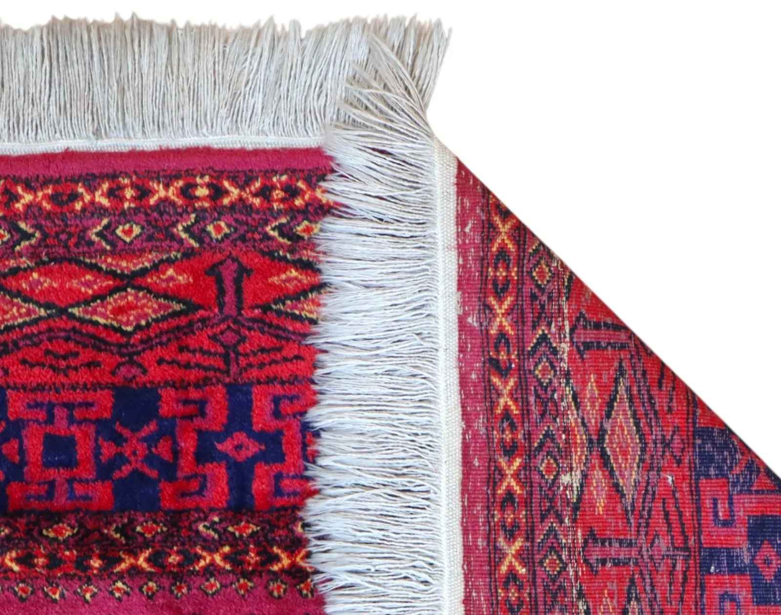 Turkmen Orientteppich 278 × 185 cm aus Wolle, handgeknüpft