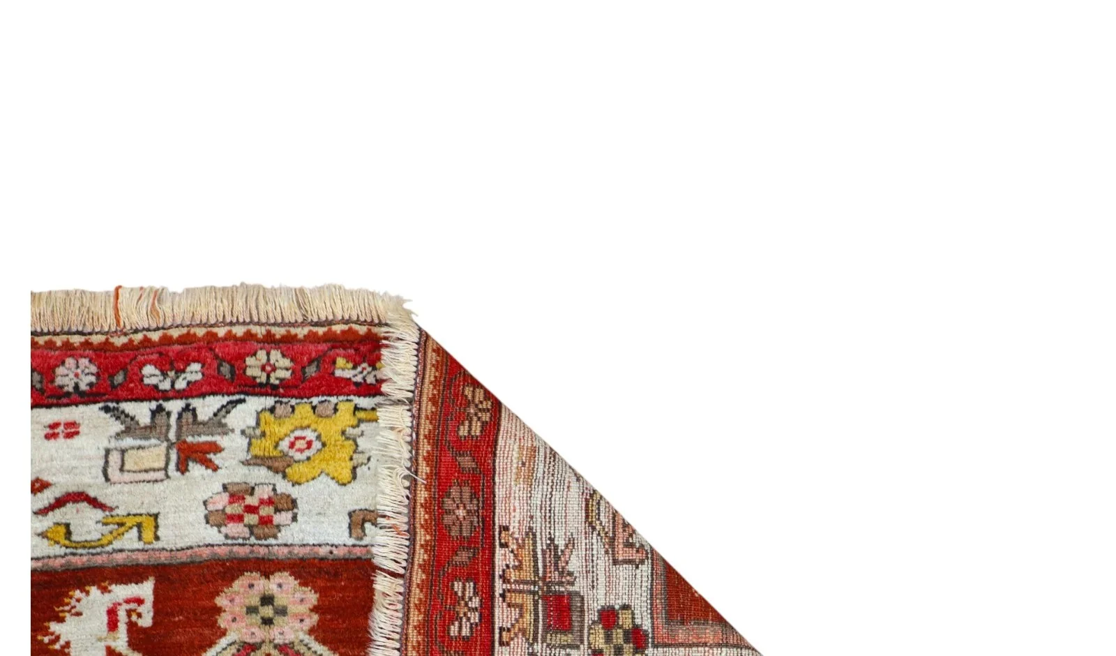 orientteppich-shirvan-168-x-126-cm-schurwolle-handgeknupft-rueckseite Handgeknüpfter Orientteppich 168 × 126 cm