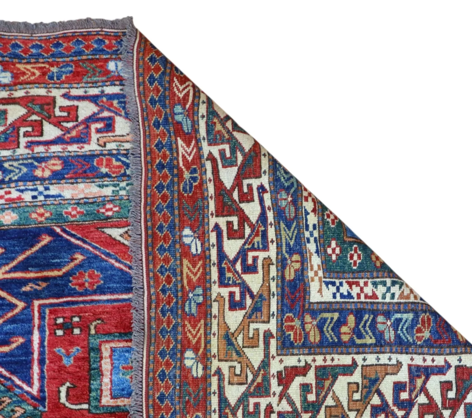Handgeknüpfter Kazak Orientteppich, 247 × 215 cm, Wolle