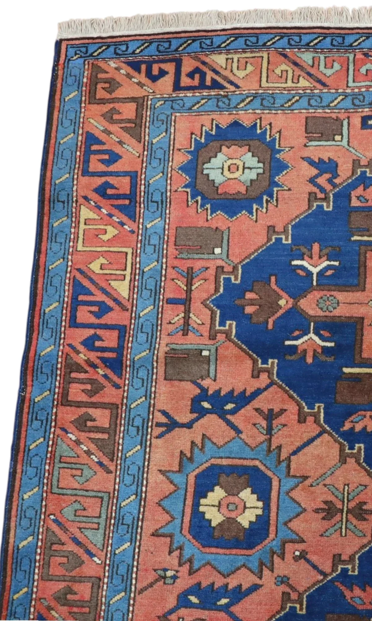Orientteppich 228 × 136 cm aus Wolle, handgeknüpft